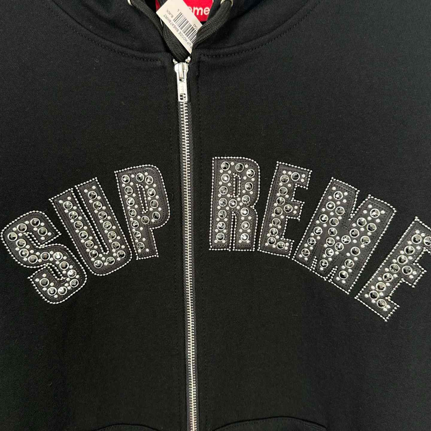 Supreme x B.B. Simon Zip Up Hooded Sweatshirt 'Black' - DopestKickz
