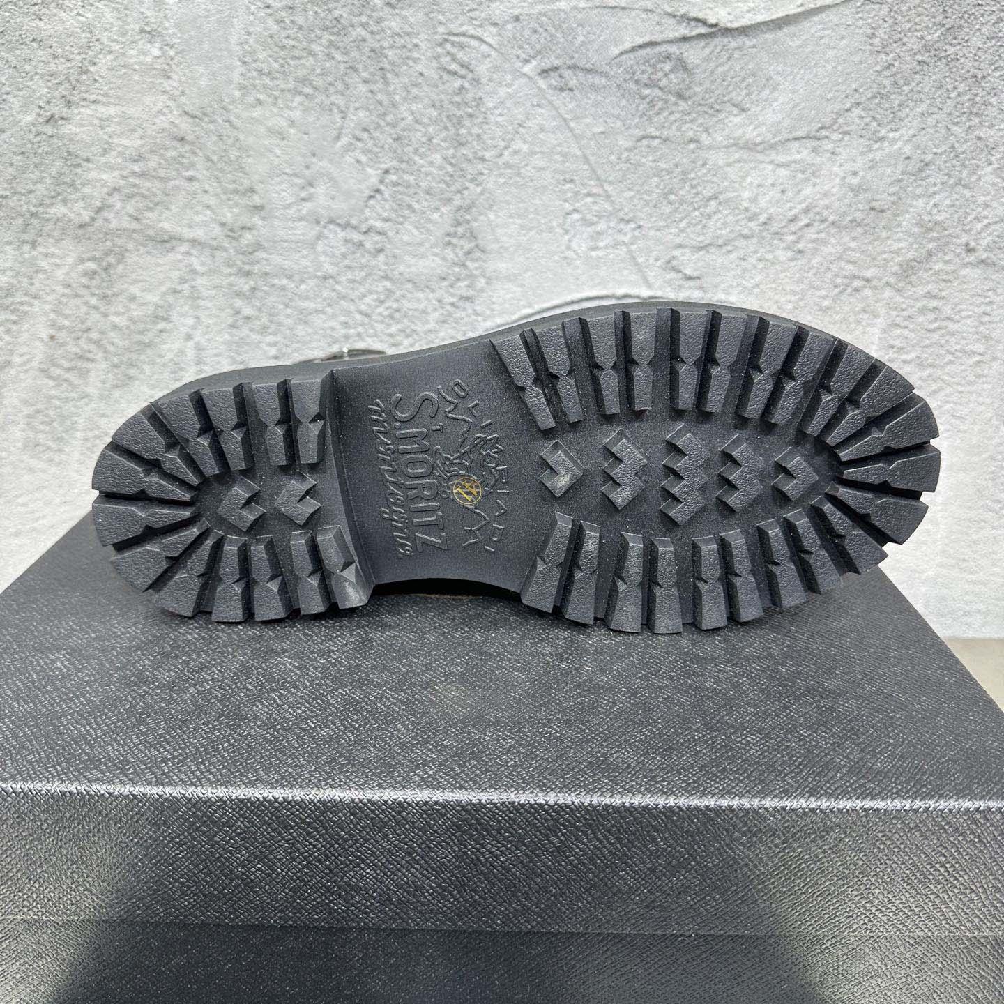 Prada Lace-up Lug-sole Boots - DopestKickz