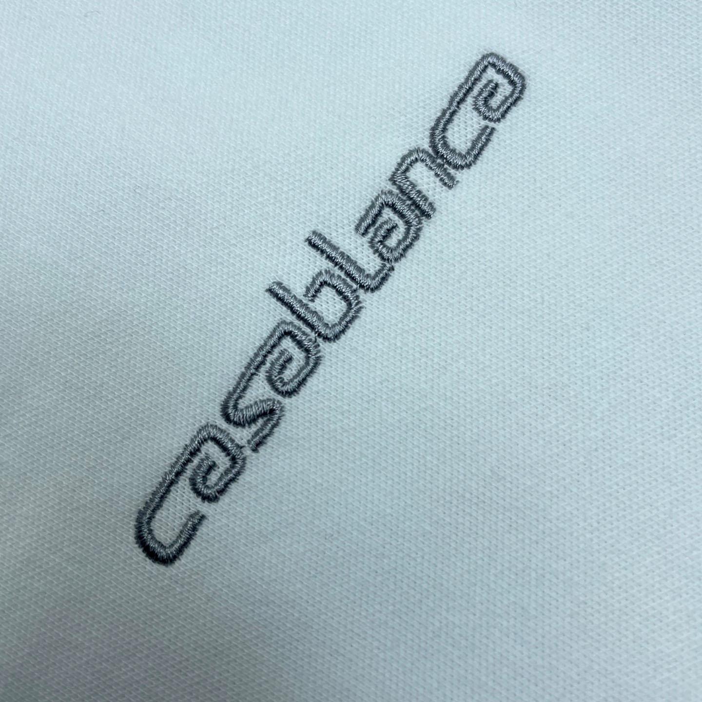 Casablanca Laurel Pique Short Sleeve Polo Shirt C1138 - DopestKickz