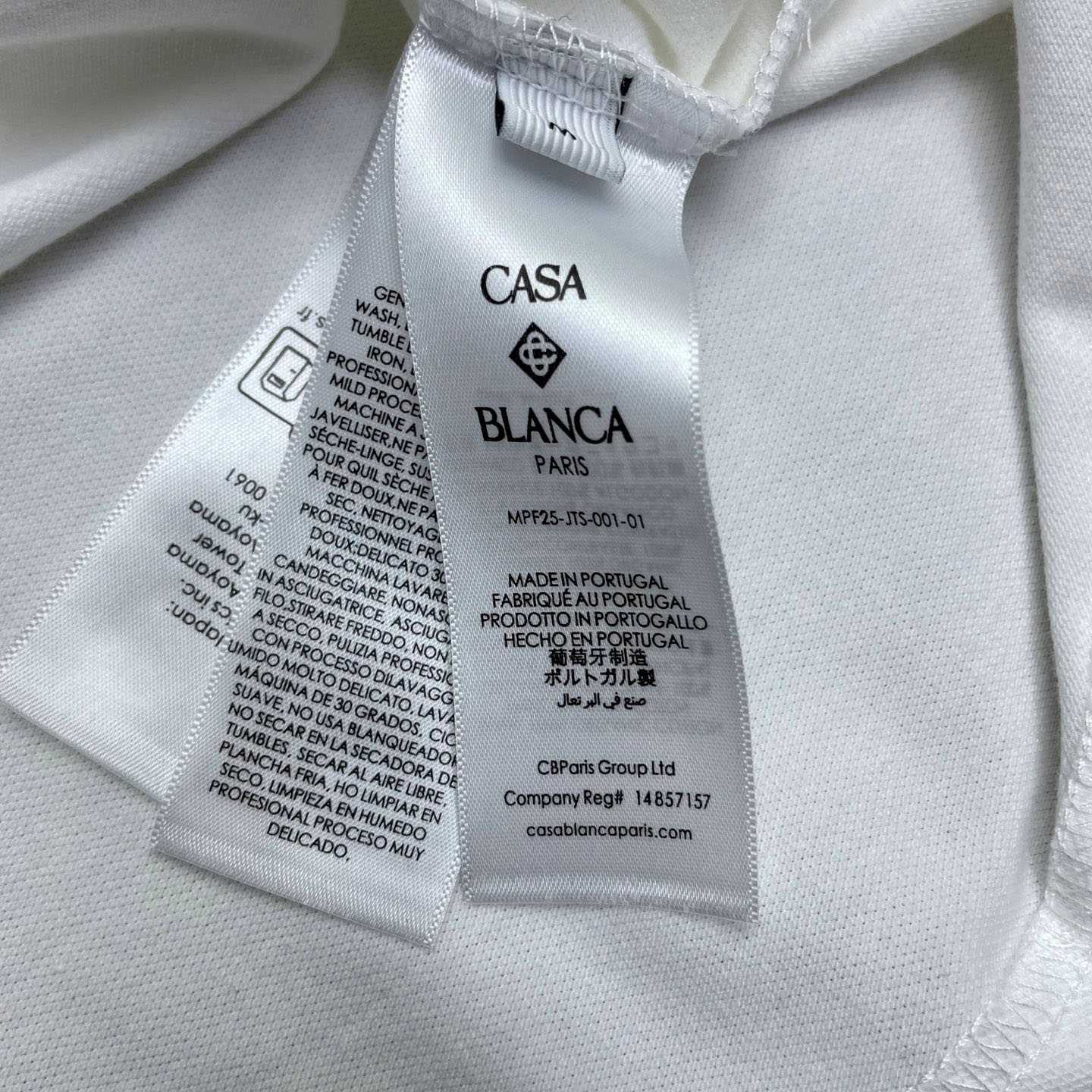 Casablanca Laurel Pique Short Sleeve Polo Shirt C1138 - DopestKickz