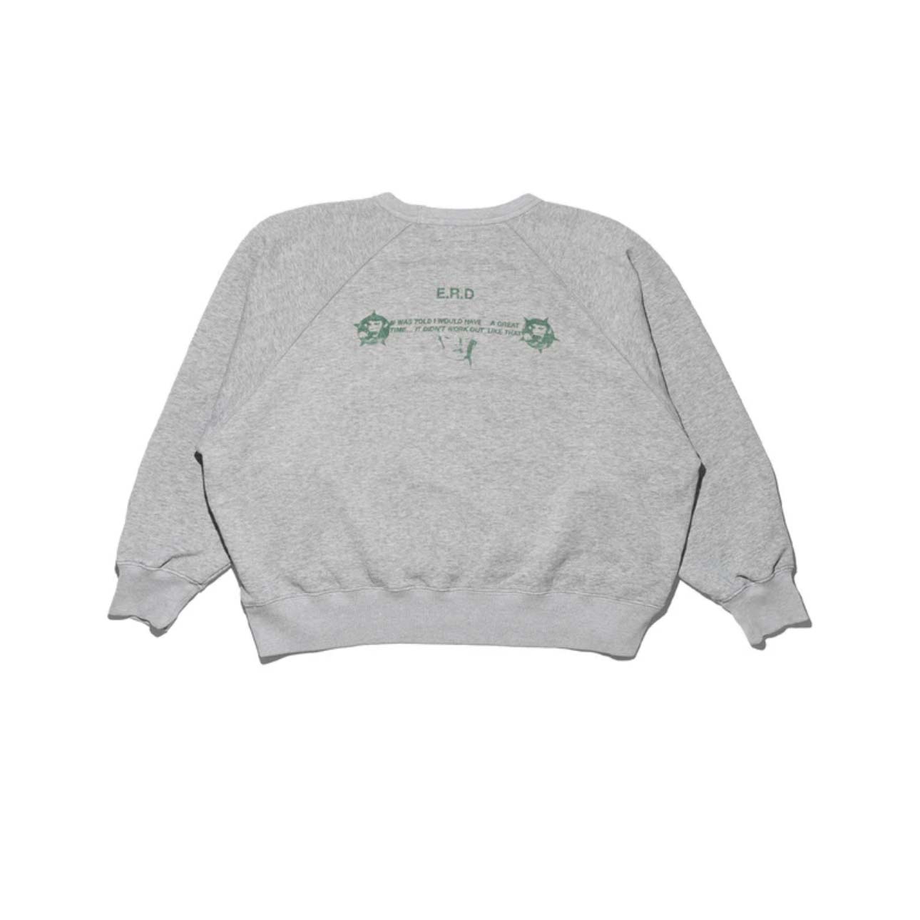 Enfants Riches Déprimés  The Dream That Won't Go Away Raglan Sweatshirt 'Heather Grey' - DopestKickz