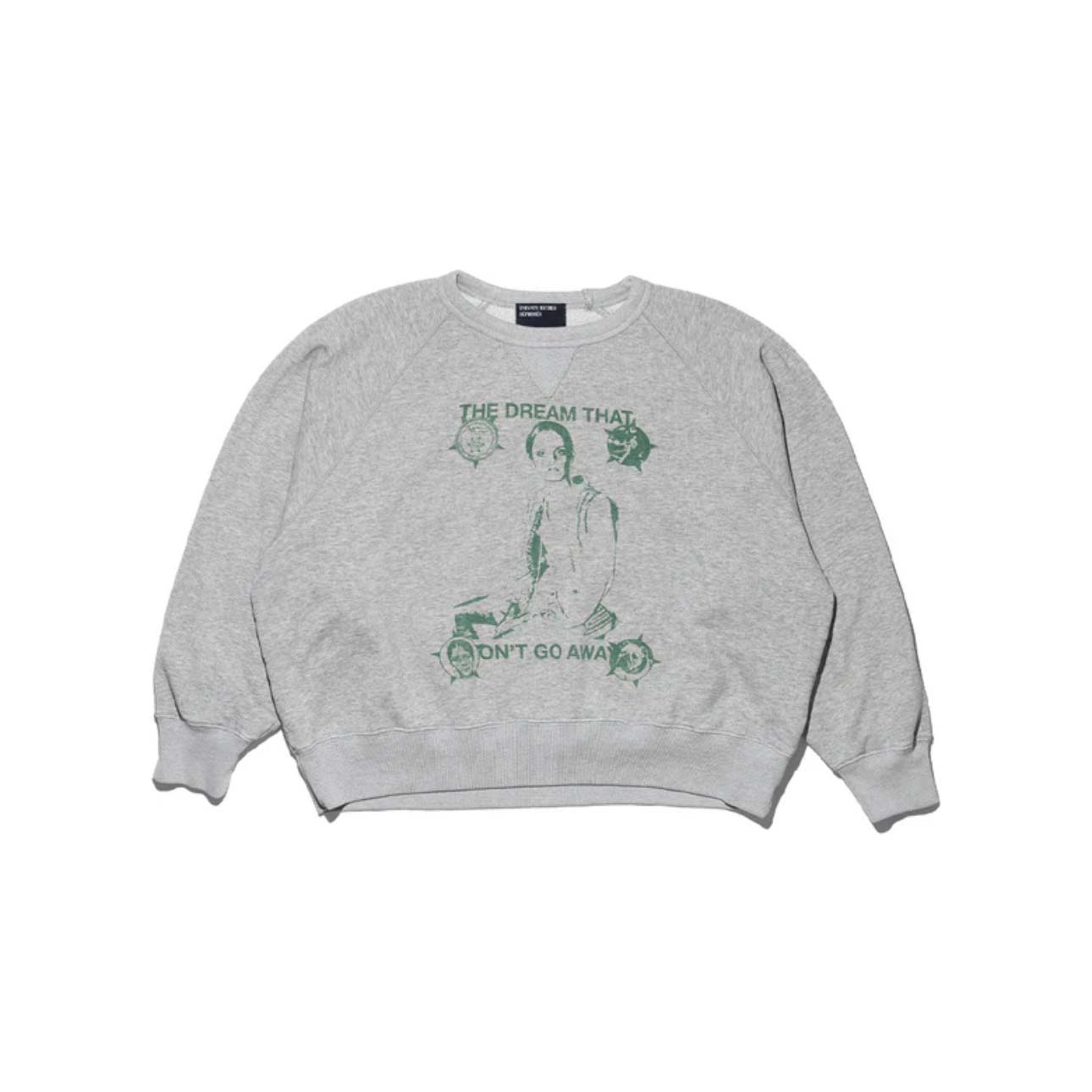 Enfants Riches Déprimés  The Dream That Won't Go Away Raglan Sweatshirt 'Heather Grey' - DopestKickz