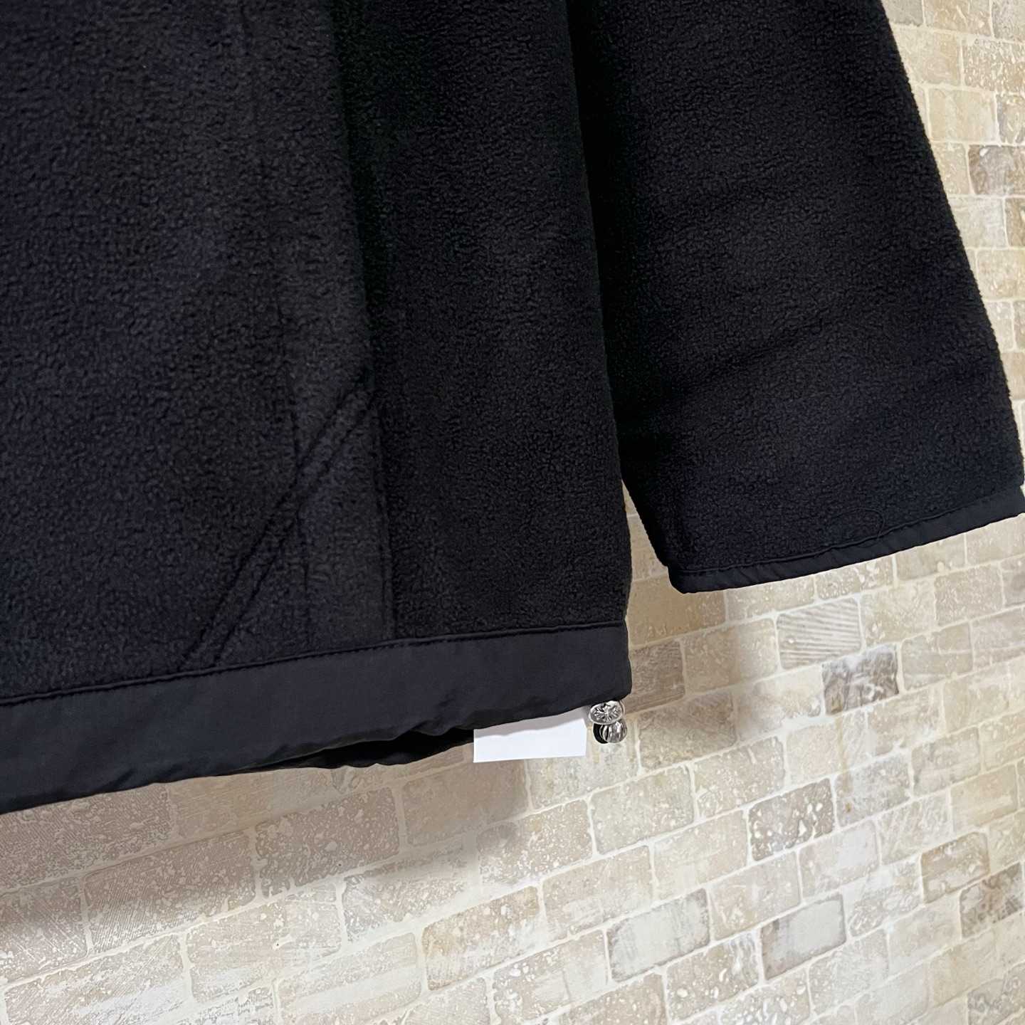 Chrome Hearts Horseshoe Embroidered Silver Button Polar Fleece Hoodie - DopestKickz