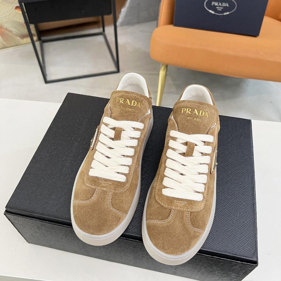 Prada Lane Suede Sneakers - DopestKickz