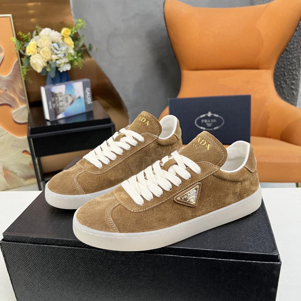 Prada Lane Suede Sneakers - DopestKickz