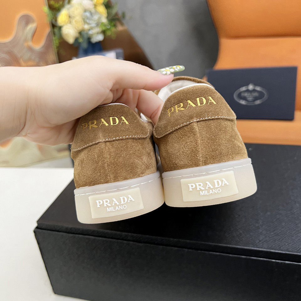 Prada Lane Suede Sneakers - DopestKickz