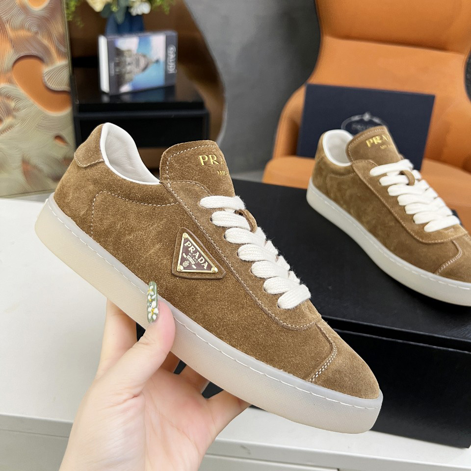 Prada Lane Suede Sneakers - DopestKickz