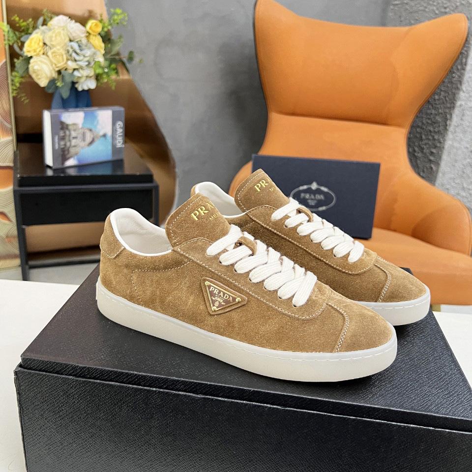Prada Lane Suede Sneakers - DopestKickz