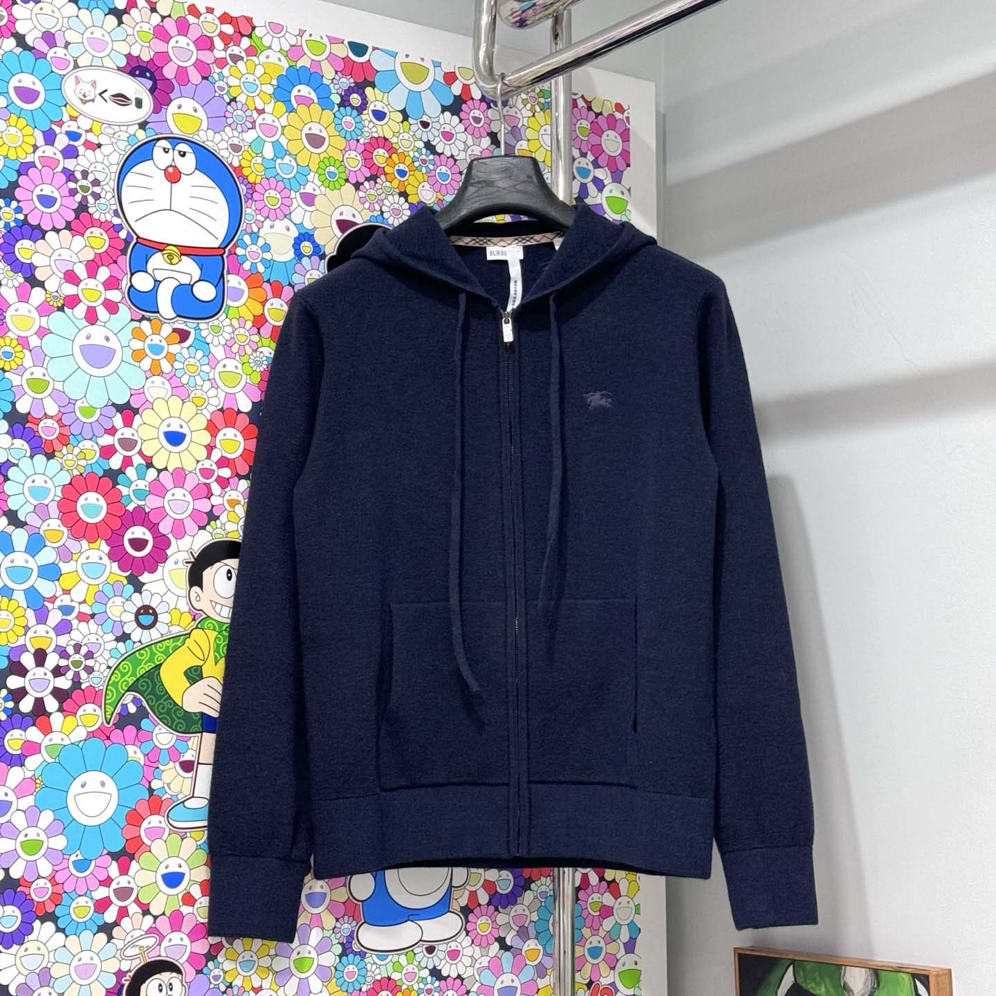 Burberry Cashmere Blend Zip Hoodie - DopestKickz