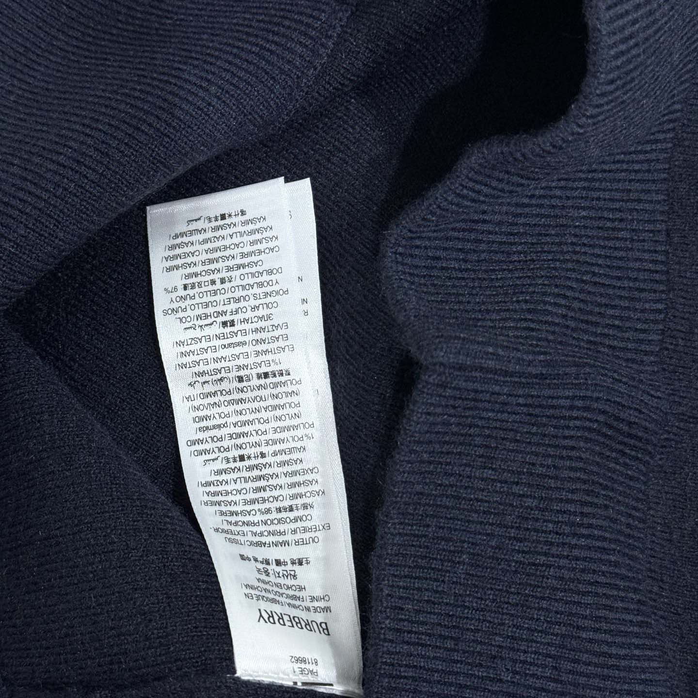 Burberry Cashmere Blend Zip Hoodie - DopestKickz