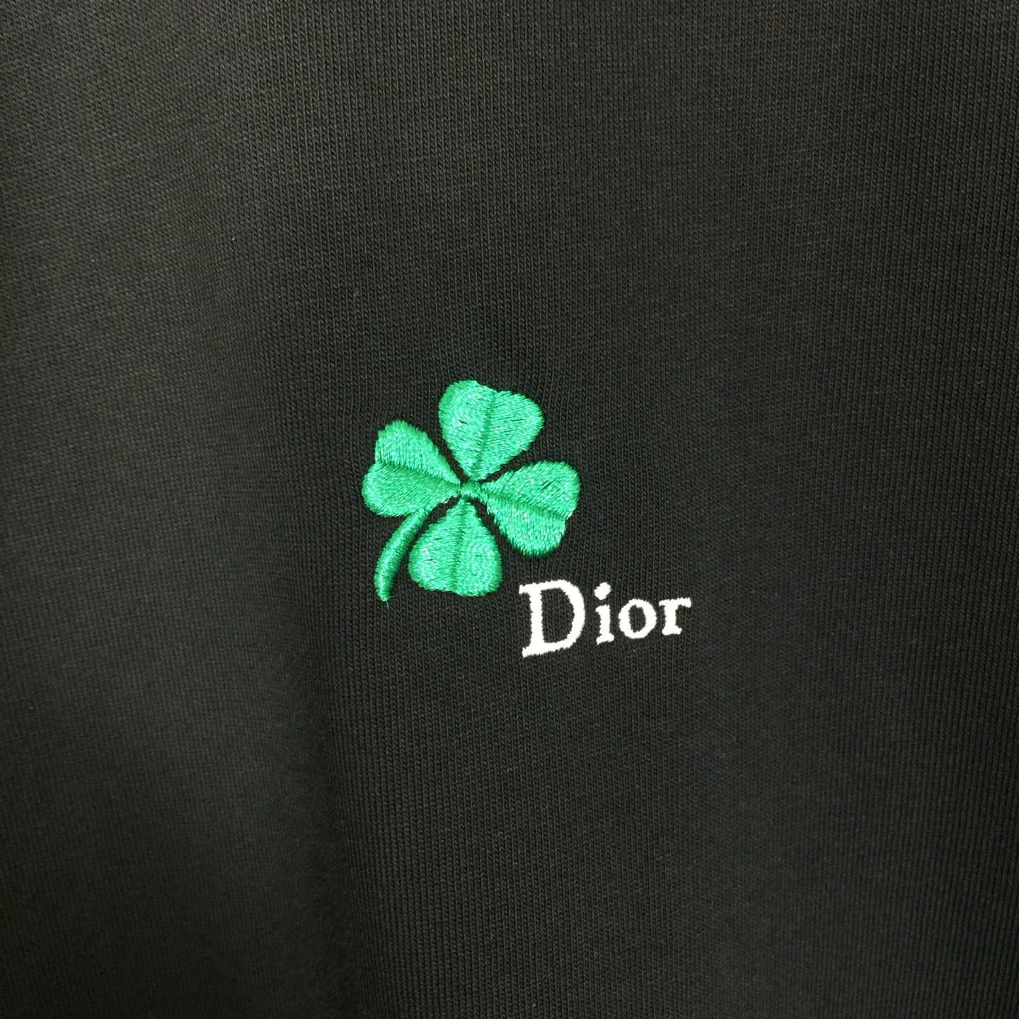 Dior T-Shirt With Dior Clover Embroidery - DopestKickz