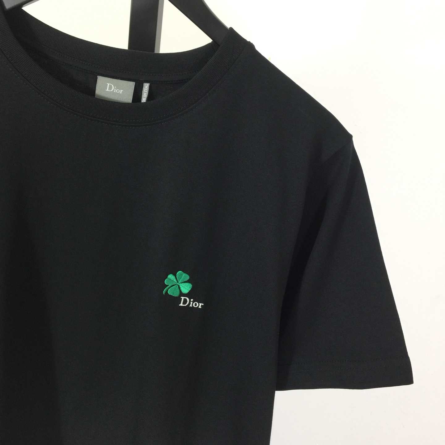 Dior T-Shirt With Dior Clover Embroidery - DopestKickz