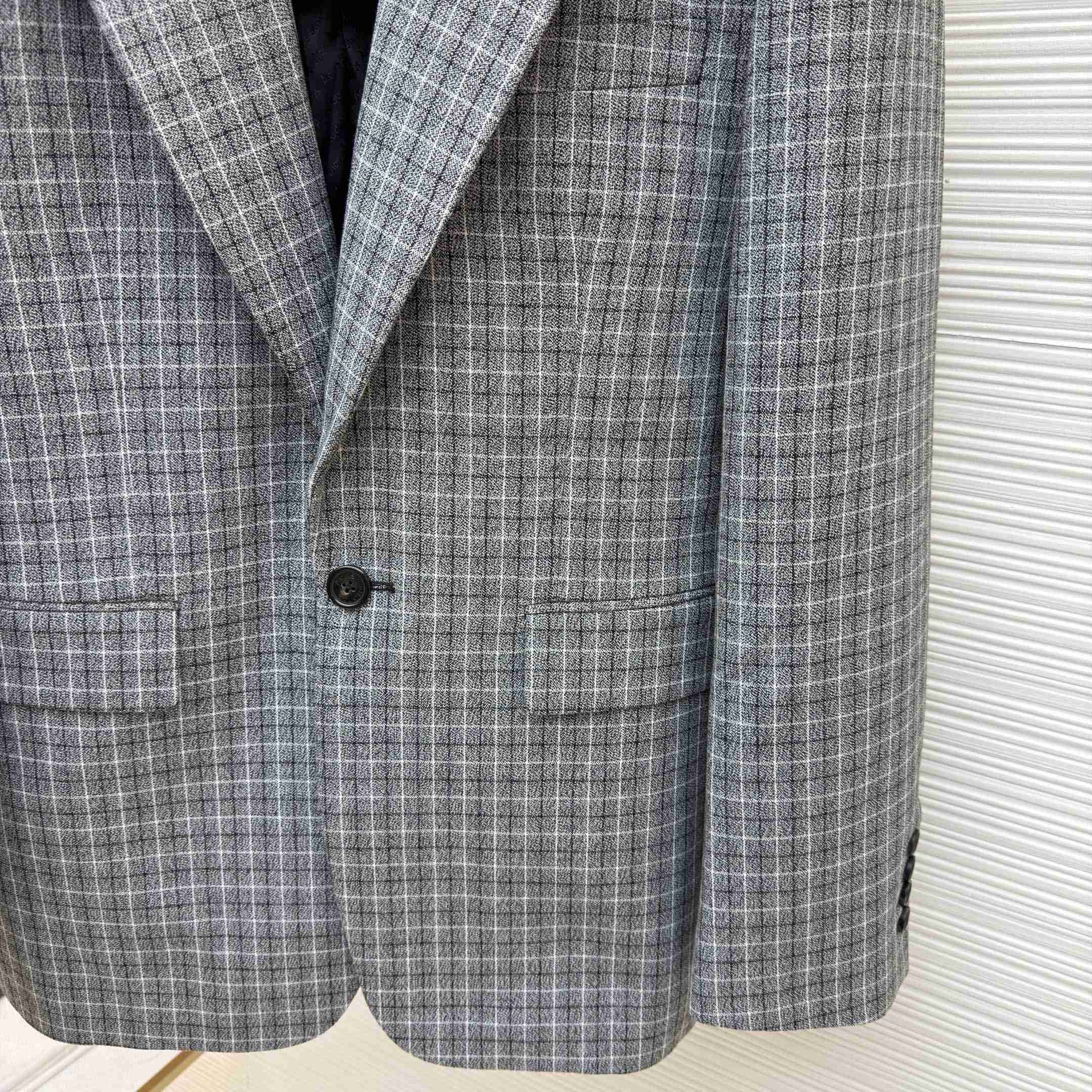Acne Studios Fitted Wool Suit Jacket - DopestKickz