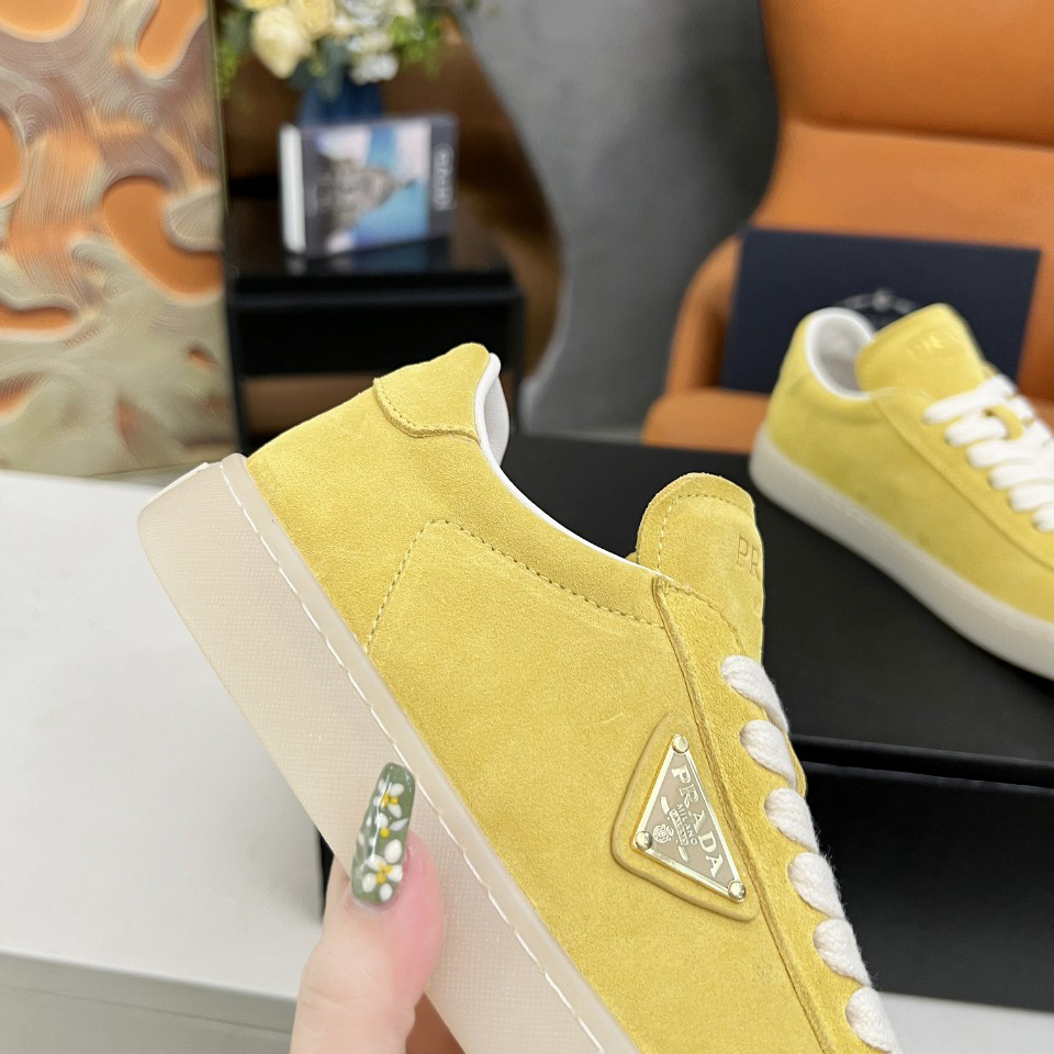 Prada Lane Suede Sneakers - DopestKickz