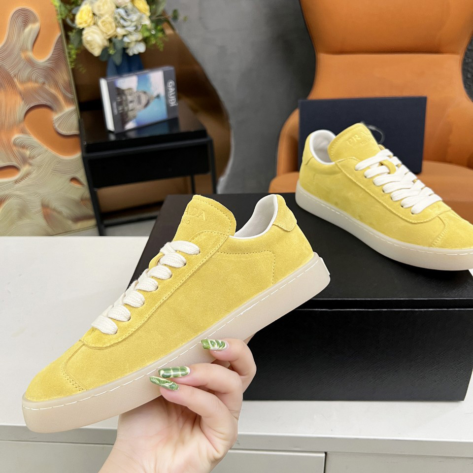 Prada Lane Suede Sneakers - DopestKickz