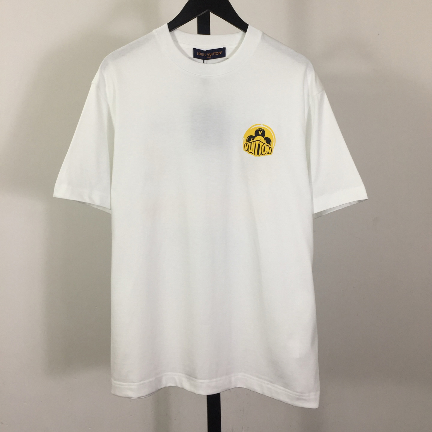 Louis Vuitton T-shirt With Yellow Graphic Logo - DopestKickz