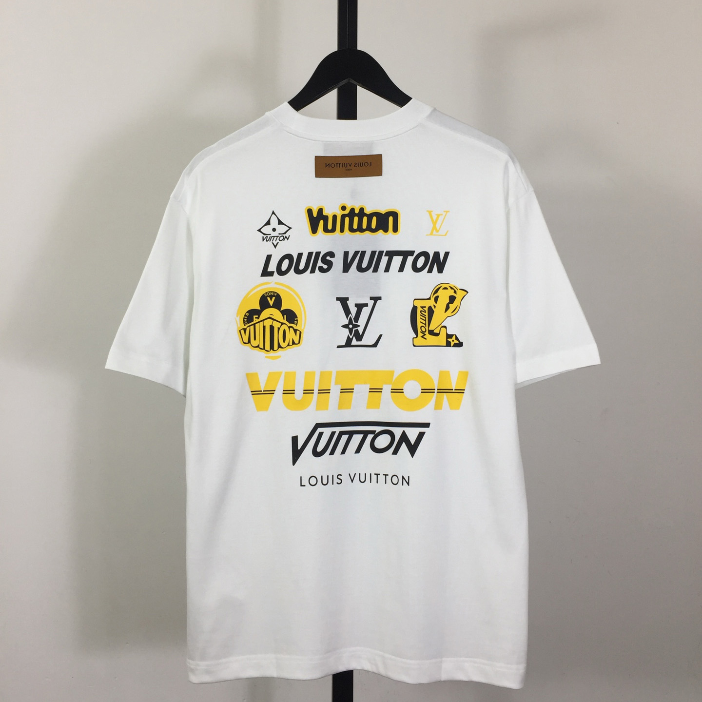 Louis Vuitton T-shirt With Yellow Graphic Logo - DopestKickz