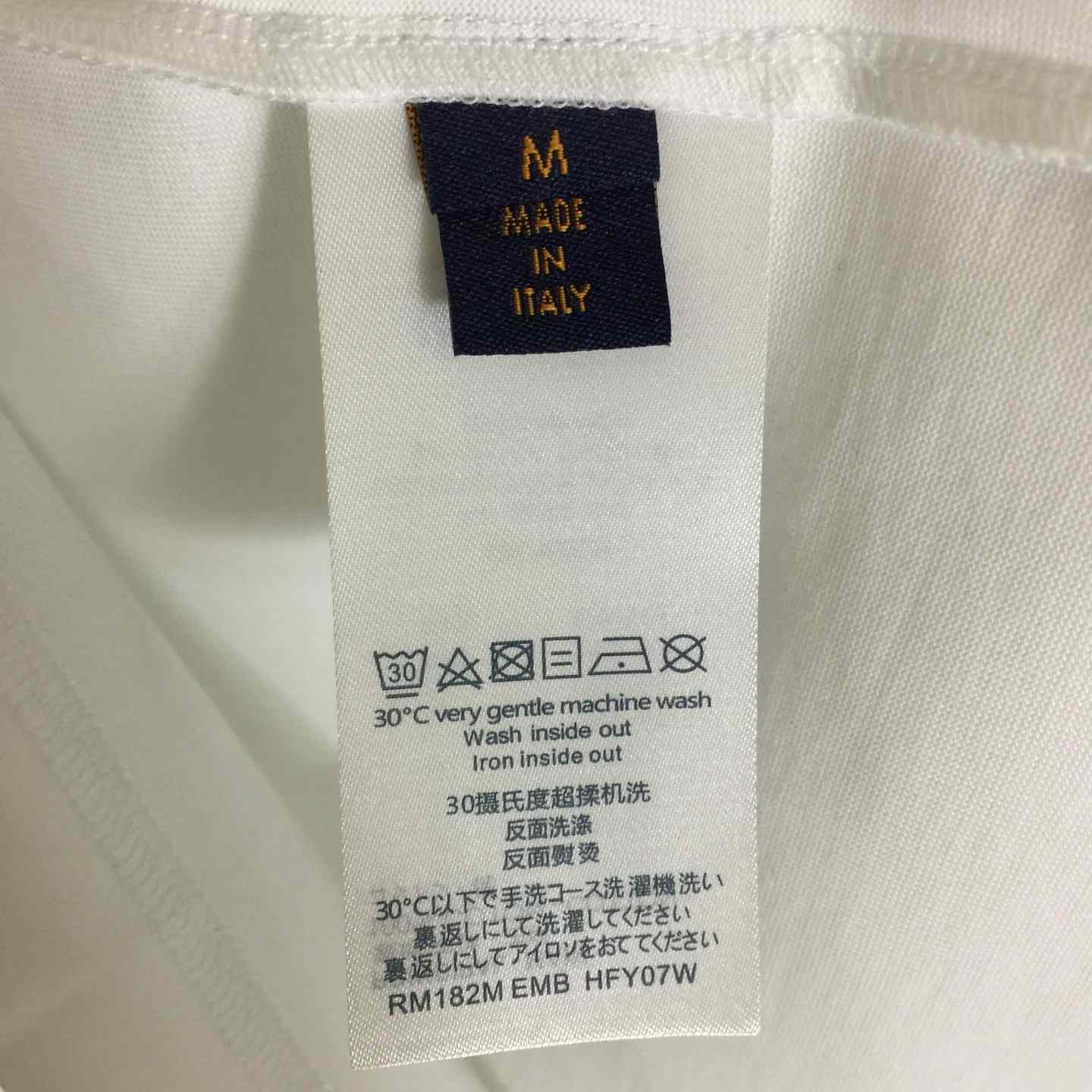 Louis Vuitton Cotton T-shirt Featuring Pink LV Logo Graphic On The Chest - DopestKickz