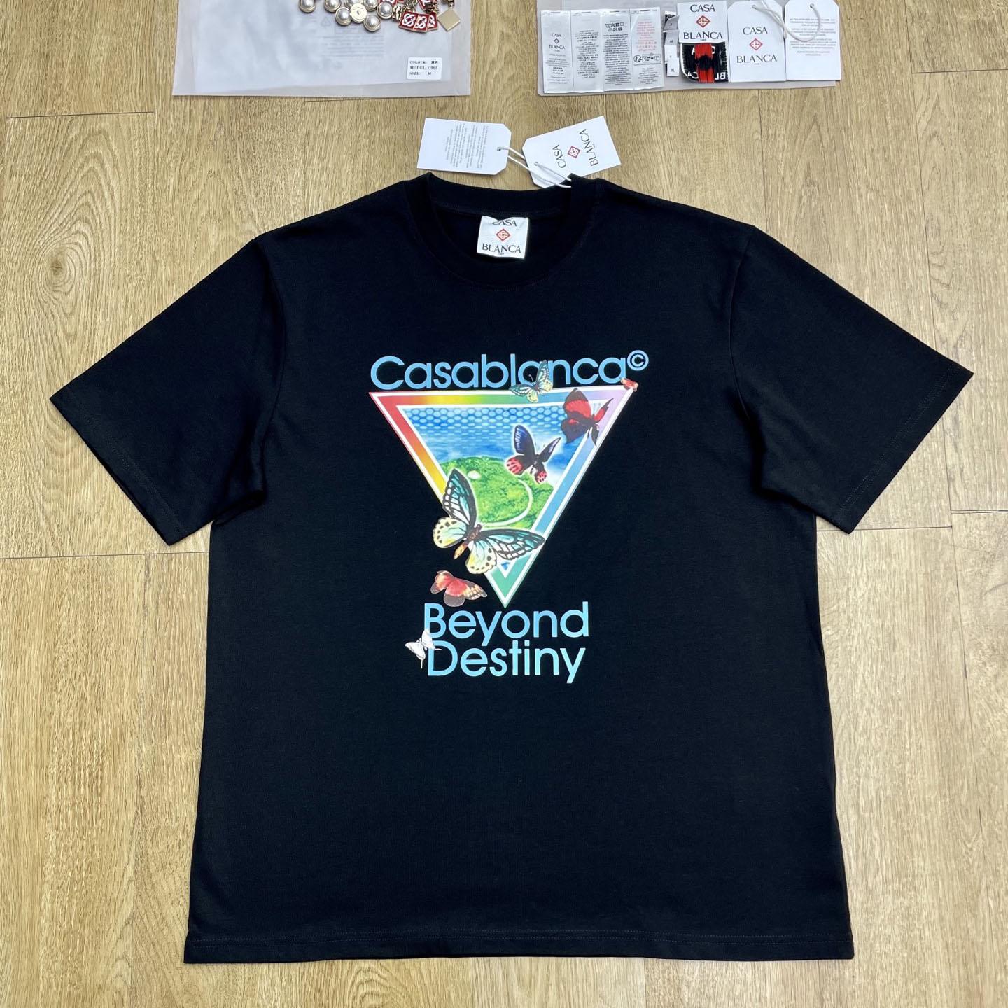 Casablanca Tennis Club Beyond Destiny Short Sleeve T‑Shirt C1133 - DopestKickz