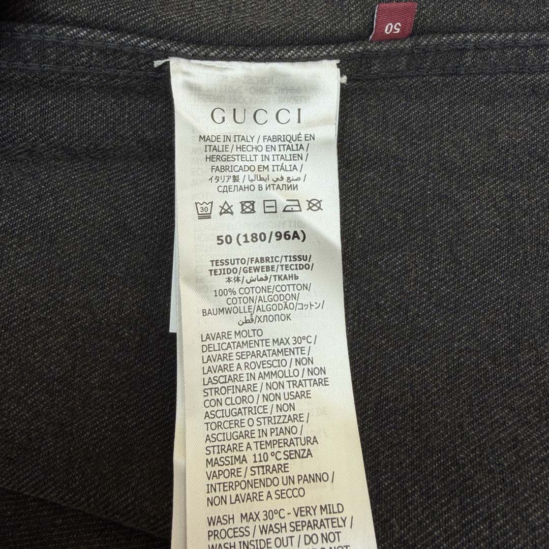 Gucci Washed Cotton Denim Shirt - DopestKickz