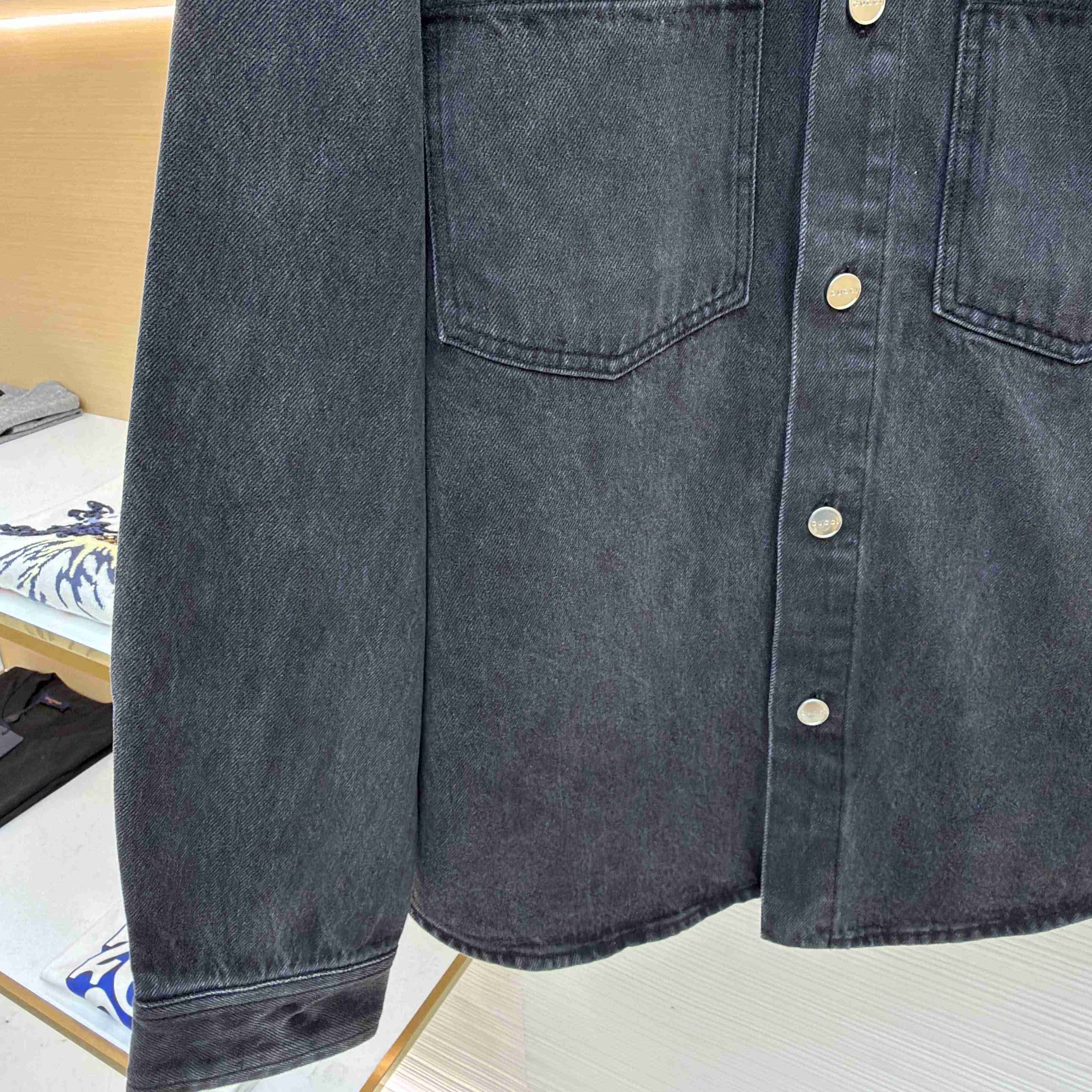 Gucci Washed Cotton Denim Shirt - DopestKickz