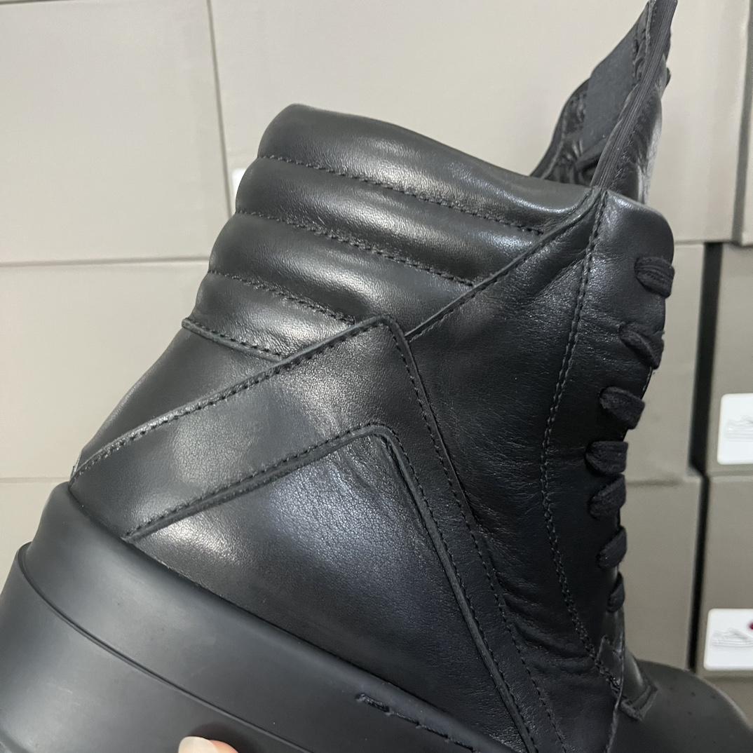 Rick Owens Lace-up High-top Sneakers - DopestKickz