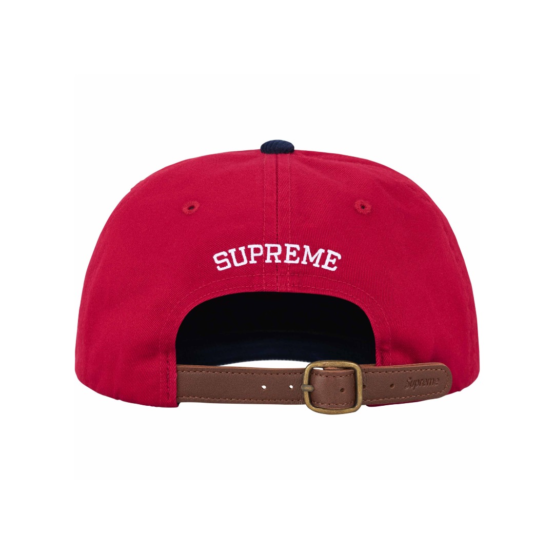 Supreme 2-Tone S Logo 6-Panel 'Red' - DopestKickz