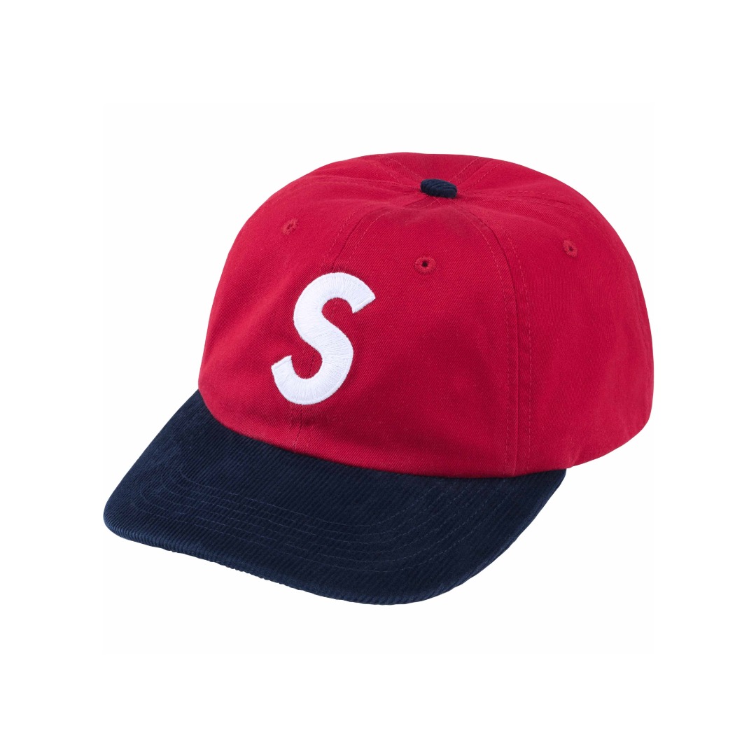 Supreme 2-Tone S Logo 6-Panel 'Red' - DopestKickz