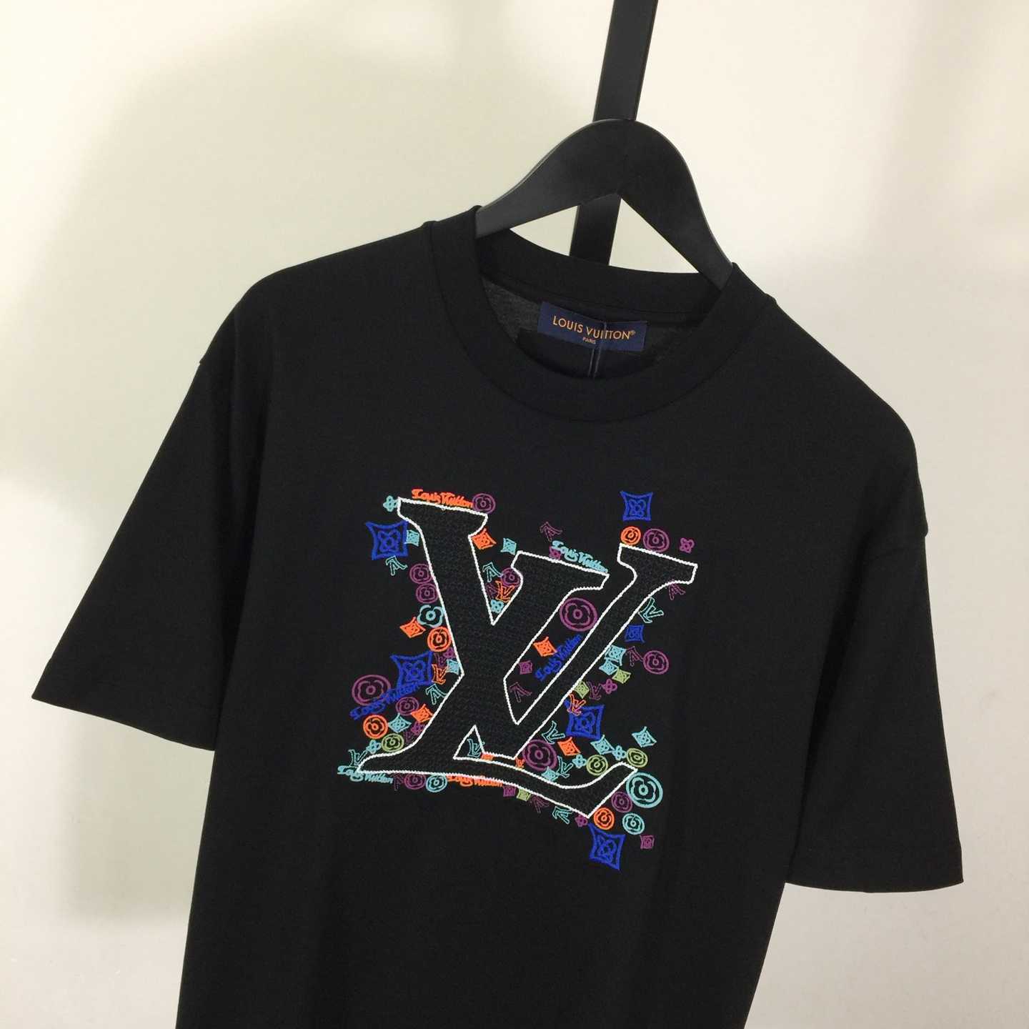 Louis Vuitton Embroidered T-Shirt - DopestKickz