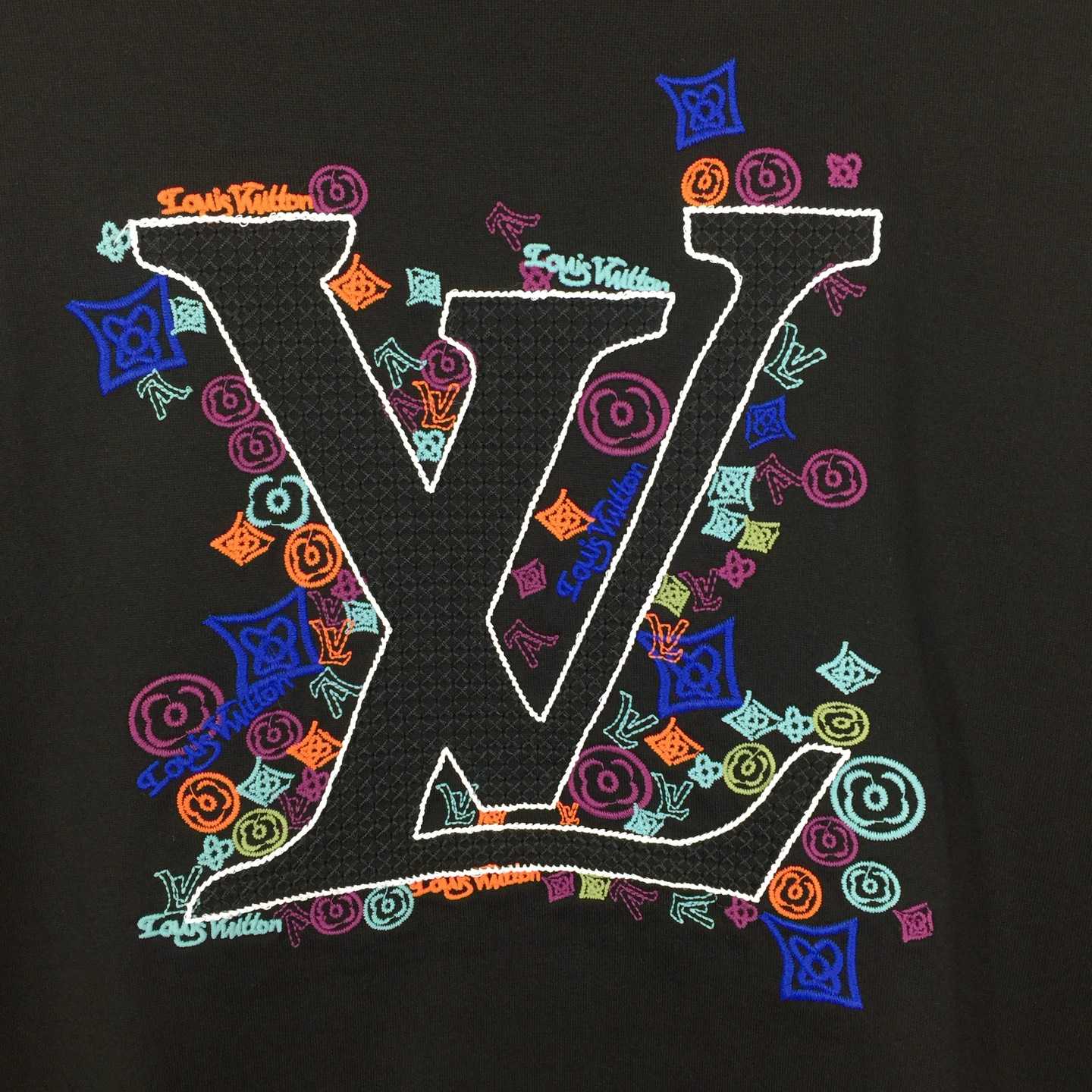 Louis Vuitton Embroidered T-Shirt - DopestKickz