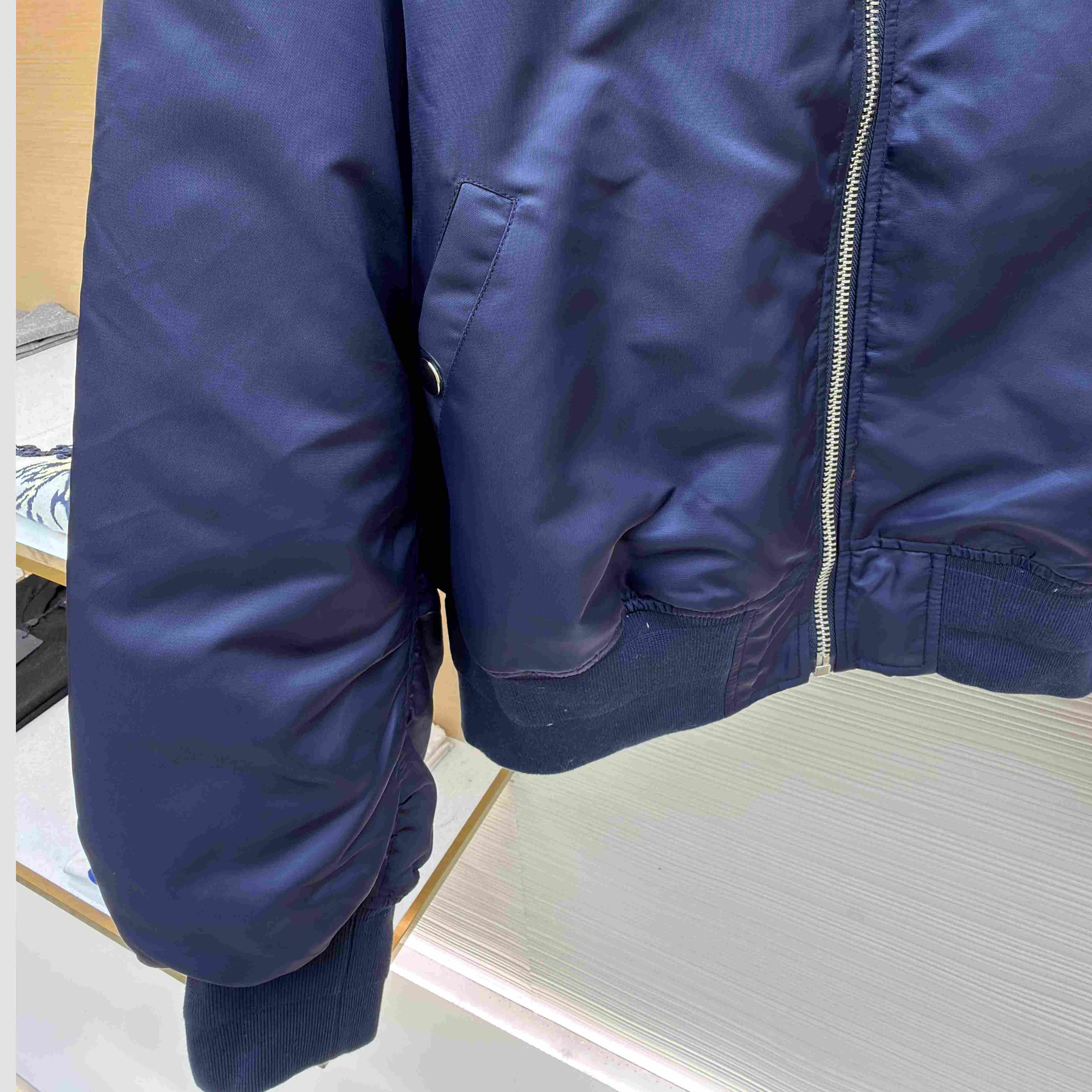 Prada Nylon Twill Bomber Jacket - DopestKickz