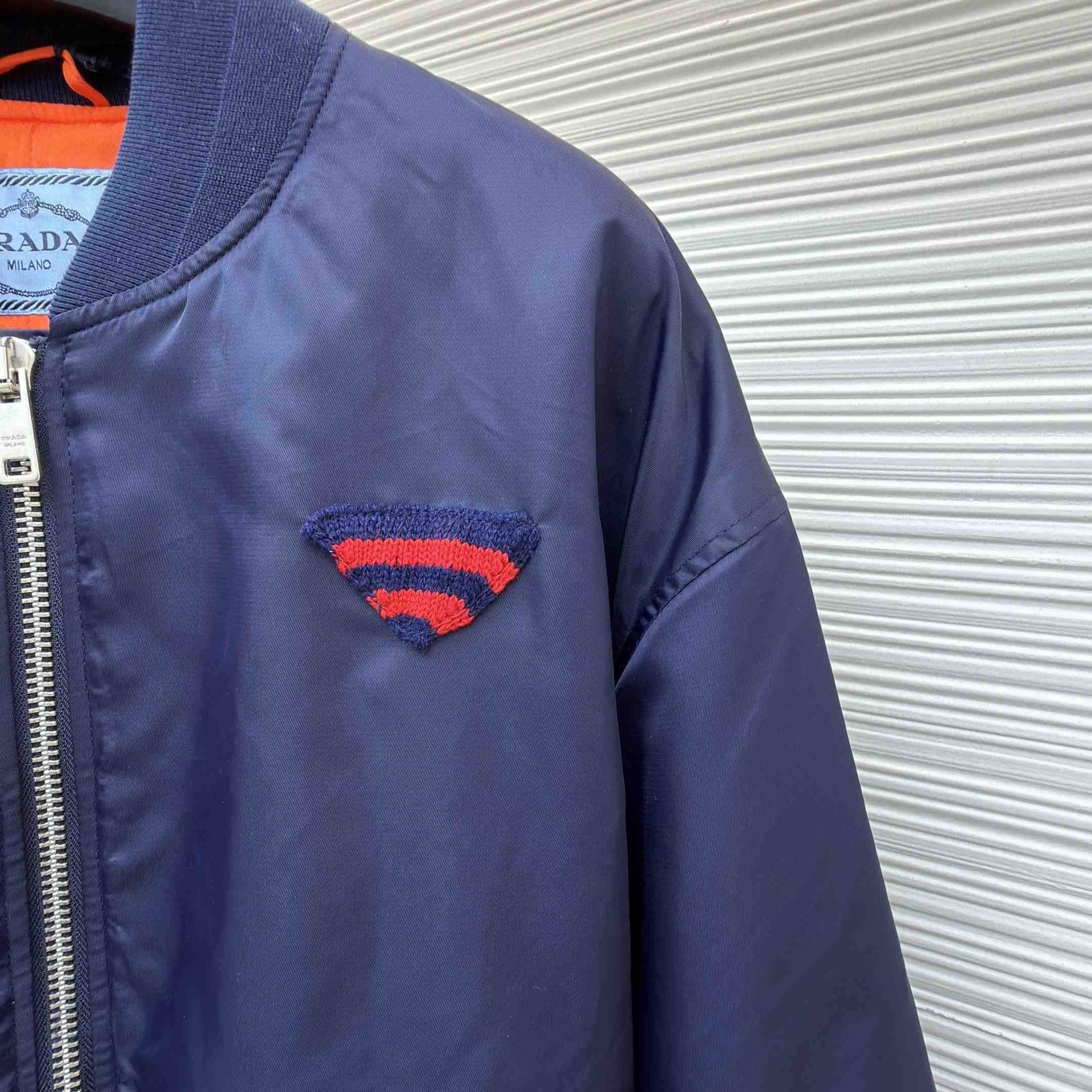 Prada Nylon Twill Bomber Jacket - DopestKickz