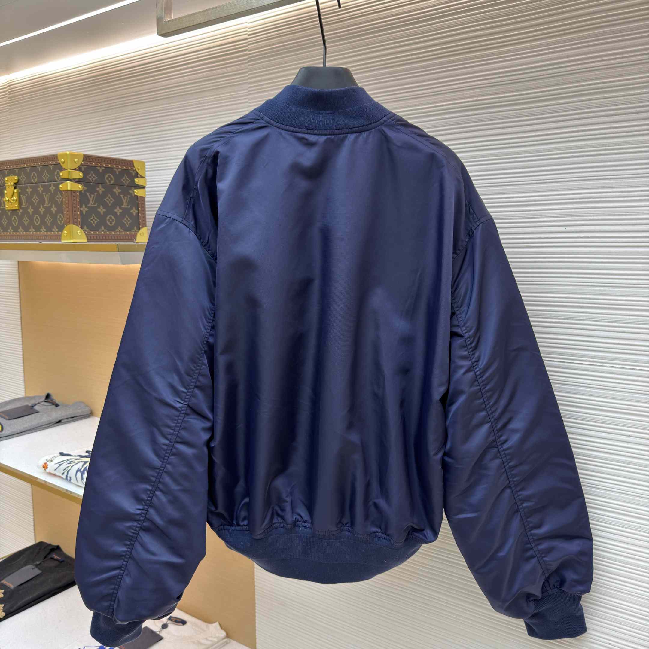 Prada Nylon Twill Bomber Jacket - DopestKickz