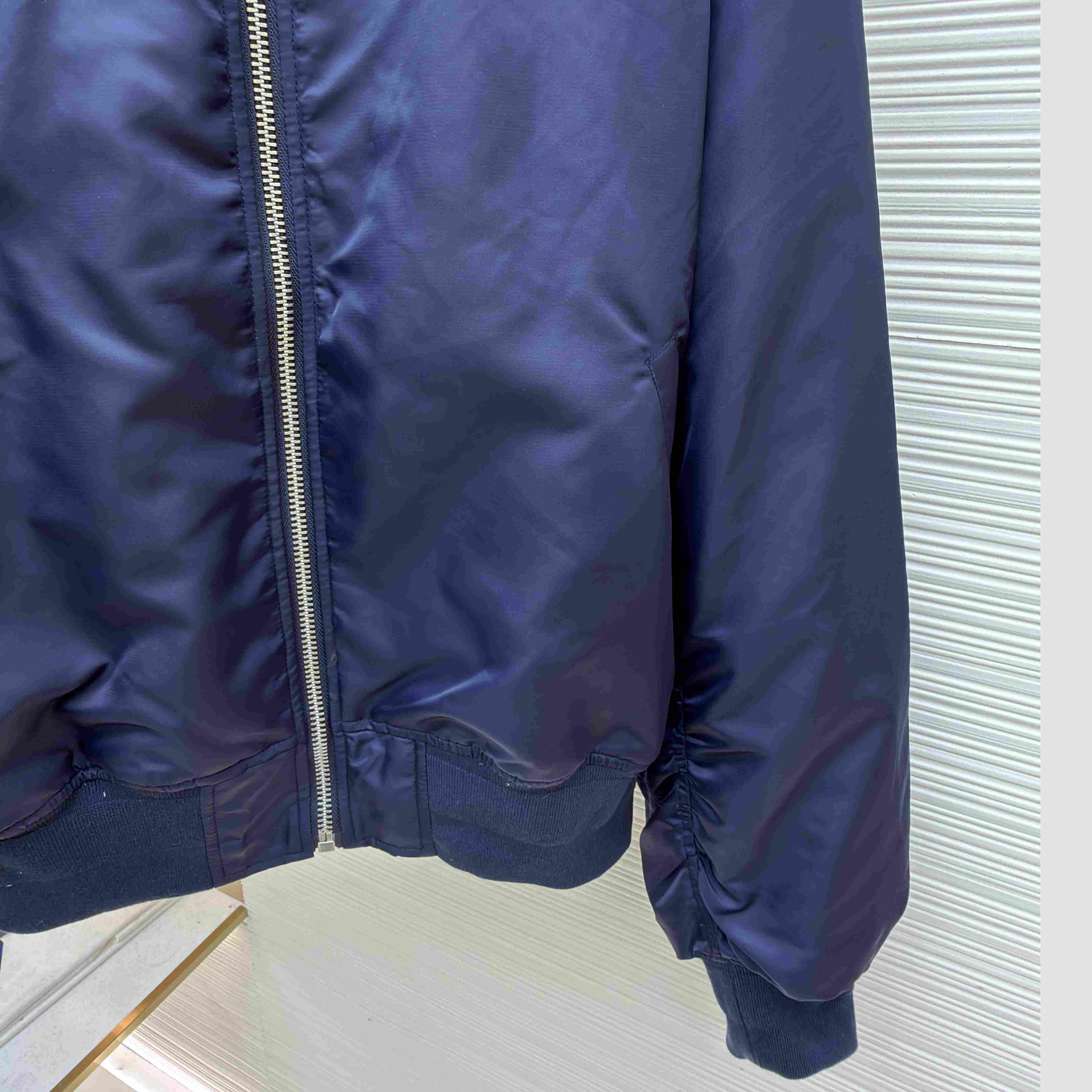 Prada Nylon Twill Bomber Jacket - DopestKickz