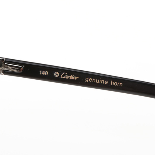 Cartier CT 4189706 White Mix Black Buffalo Sunglasses In Silver Gradient Grey - DopestKickz