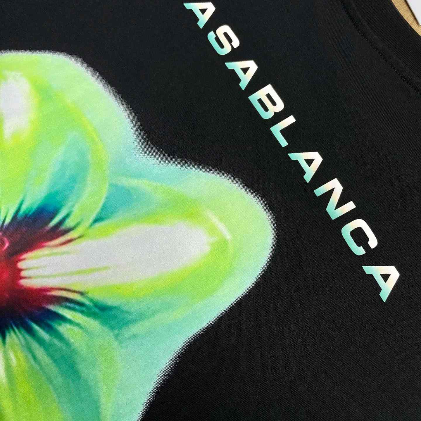 Casablanca GLITCH ORCHID OVERSIZED SHORT SLEEVE T‑SHIRT C1109 - DopestKickz