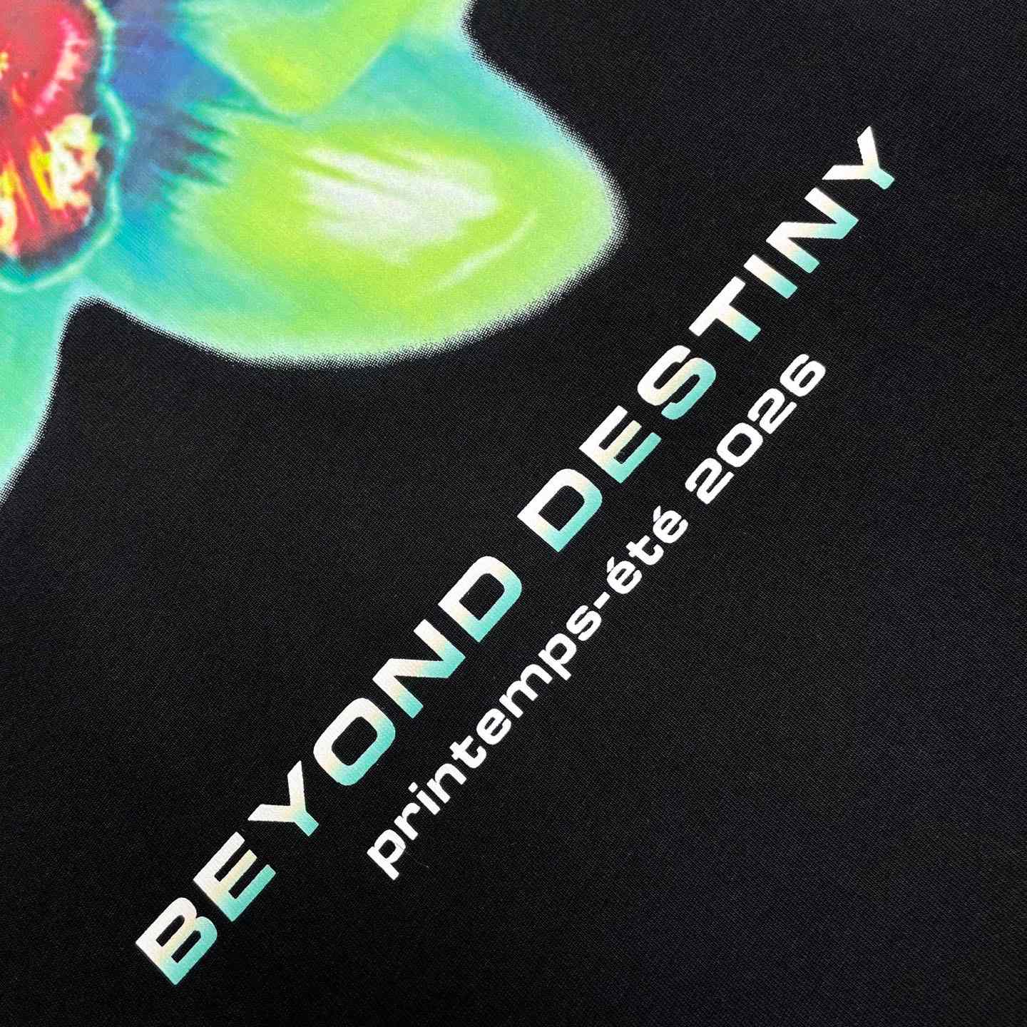 Casablanca GLITCH ORCHID OVERSIZED SHORT SLEEVE T‑SHIRT C1109 - DopestKickz