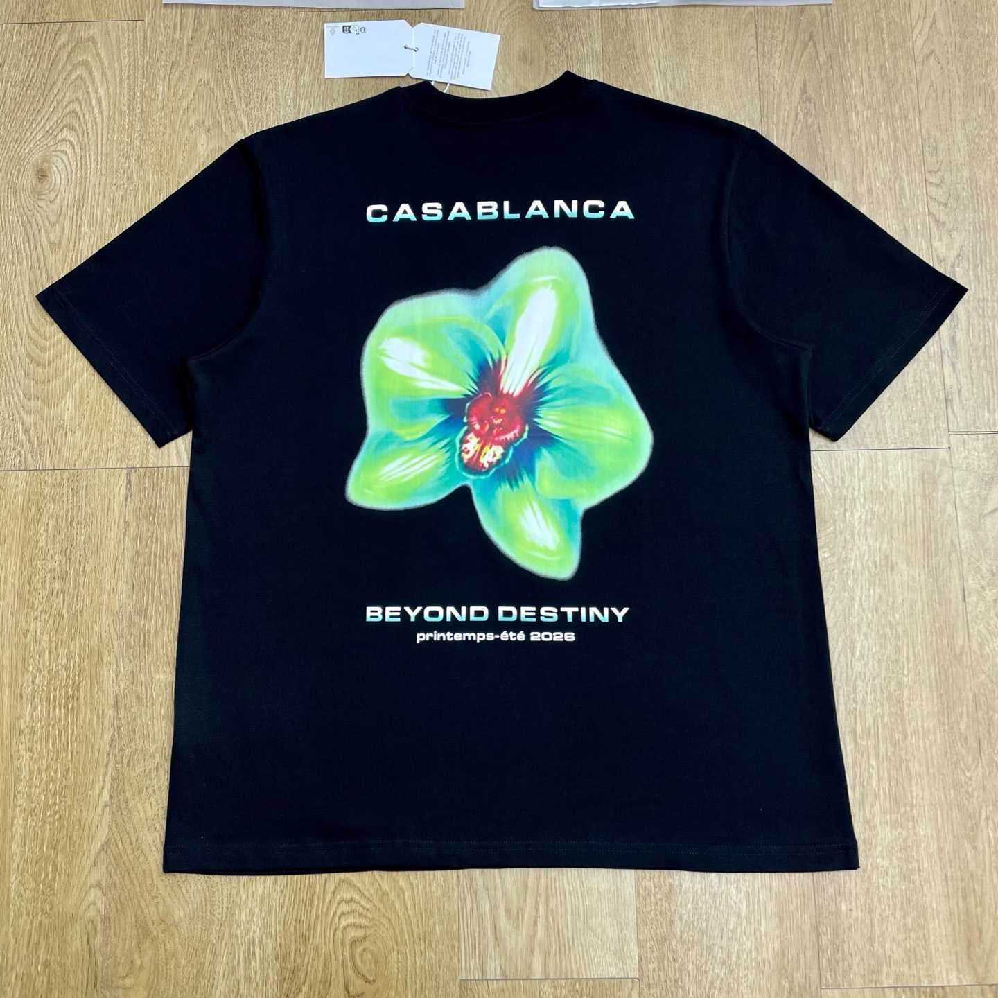 Casablanca GLITCH ORCHID OVERSIZED SHORT SLEEVE T‑SHIRT C1109 - DopestKickz