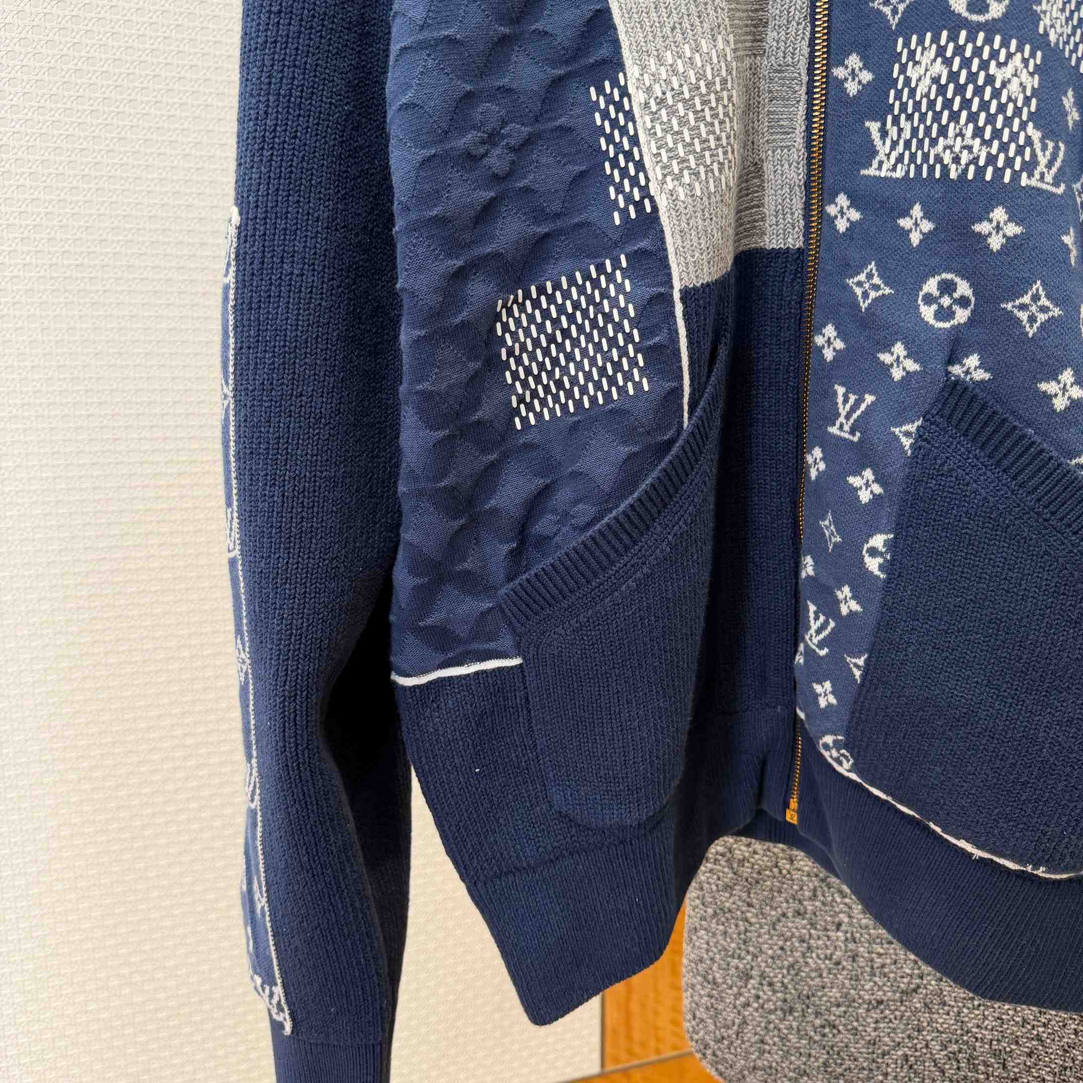 Louis Vuitton Zip Up Patchwork Tracktop 1AIMAA  - DopestKickz