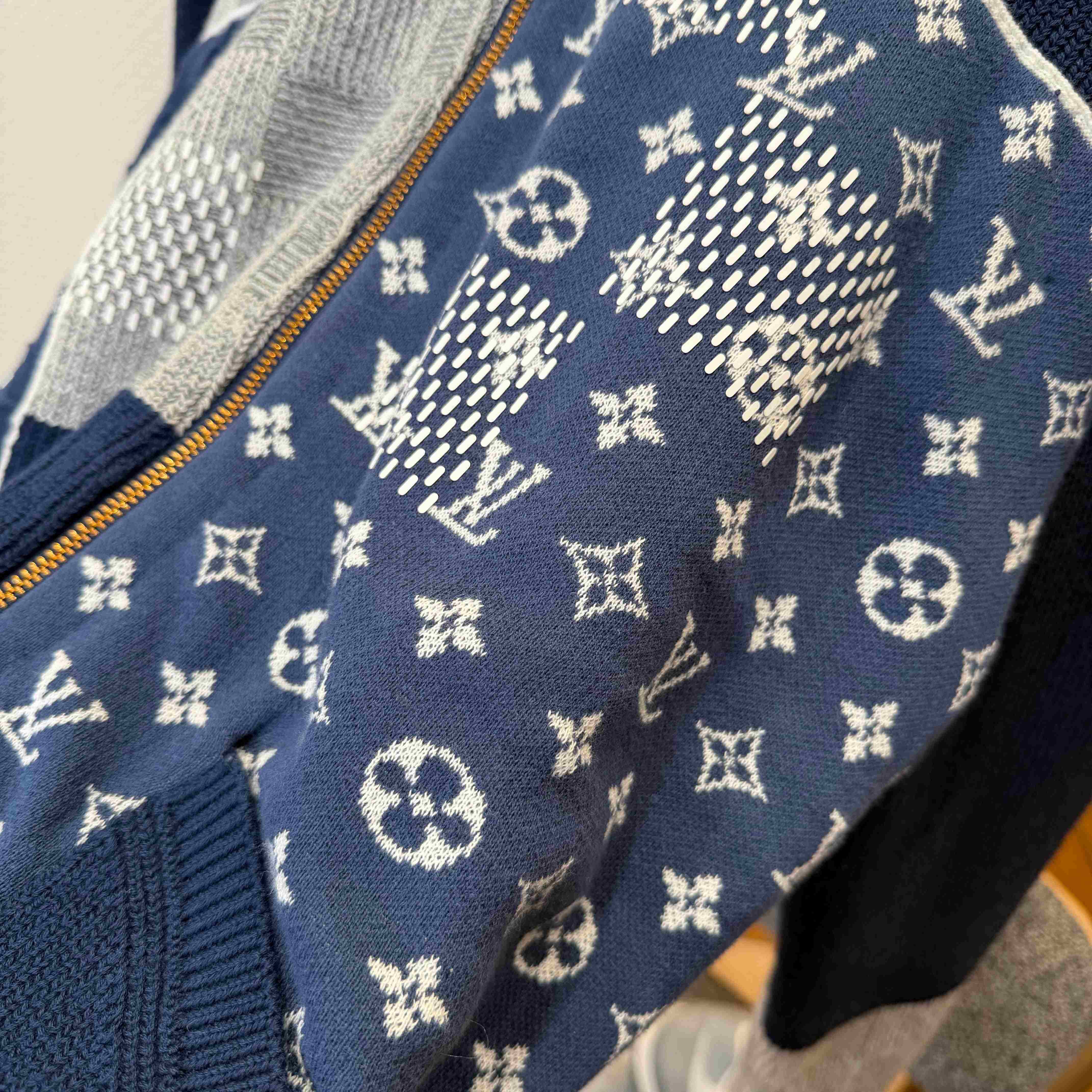 Louis Vuitton Zip Up Patchwork Tracktop 1AIMAA  - DopestKickz