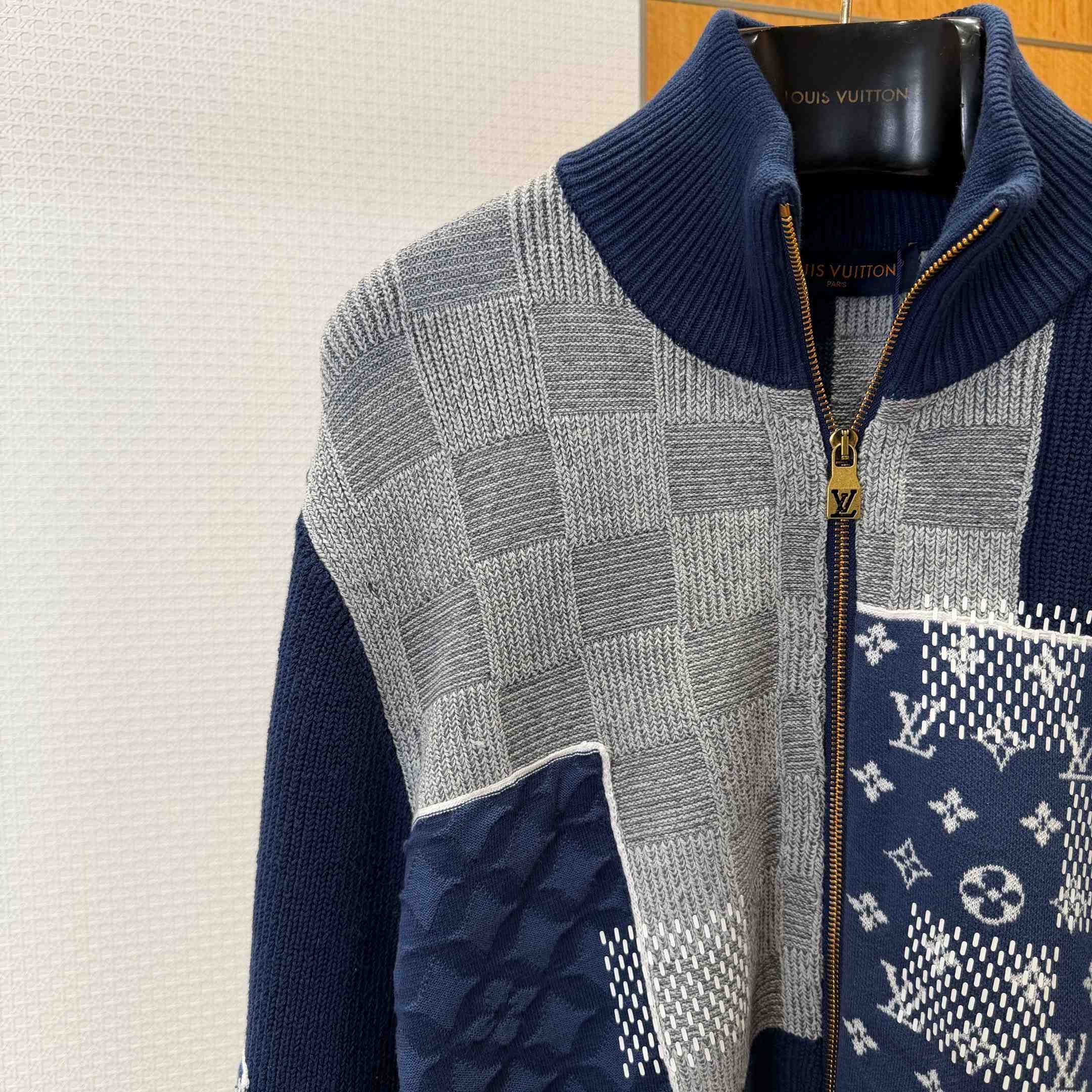 Louis Vuitton Zip Up Patchwork Tracktop 1AIMAA  - DopestKickz