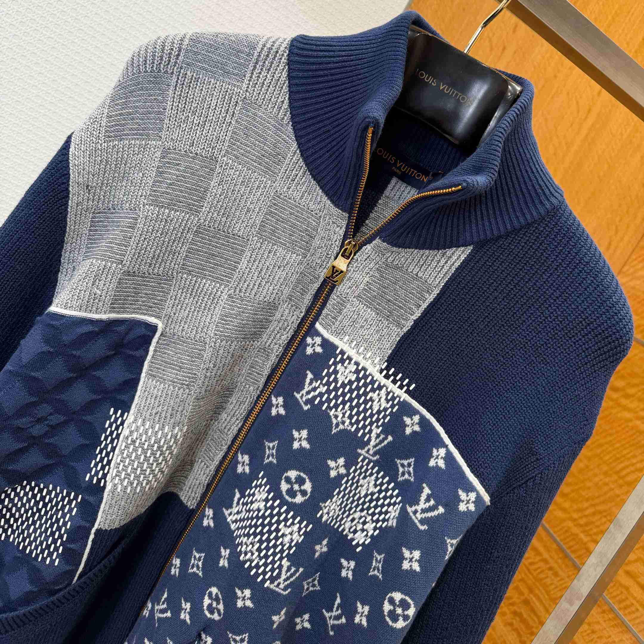 Louis Vuitton Zip Up Patchwork Tracktop 1AIMAA  - DopestKickz