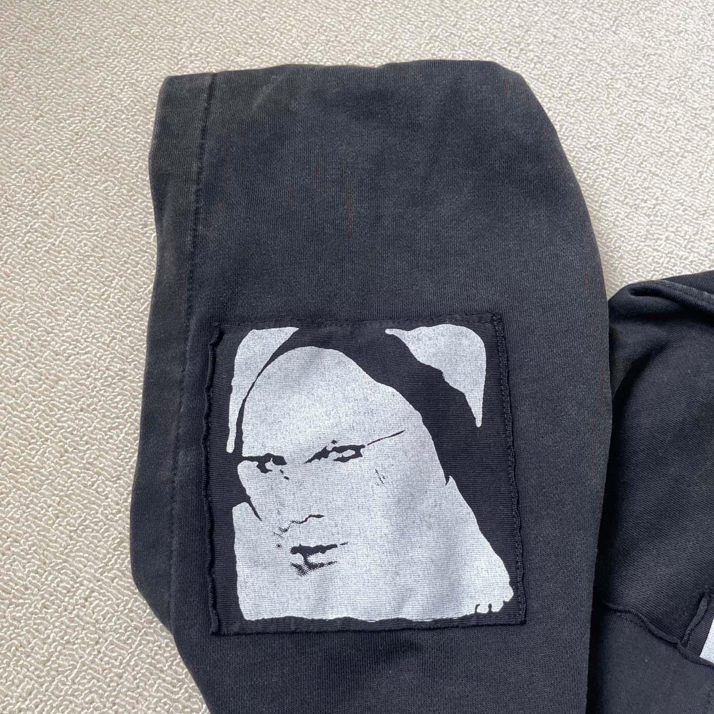 Enfants Riches Déprimés  Artist Defends Baggy Assemblage Zip Hoodie 'Faded Black' - DopestKickz