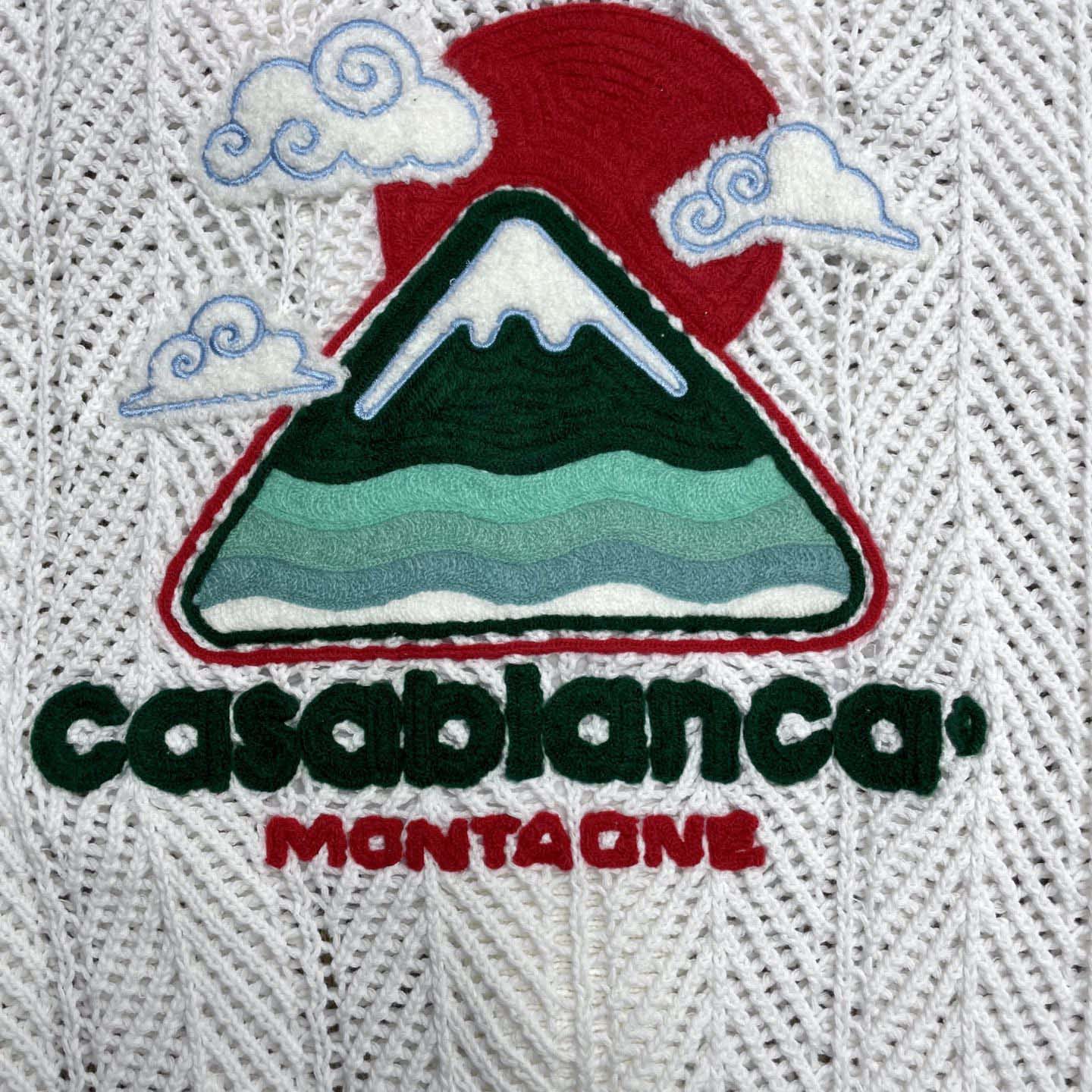 Casablanca Sporty Faux Crochet Cotton Shirt    Z6029 - DopestKickz