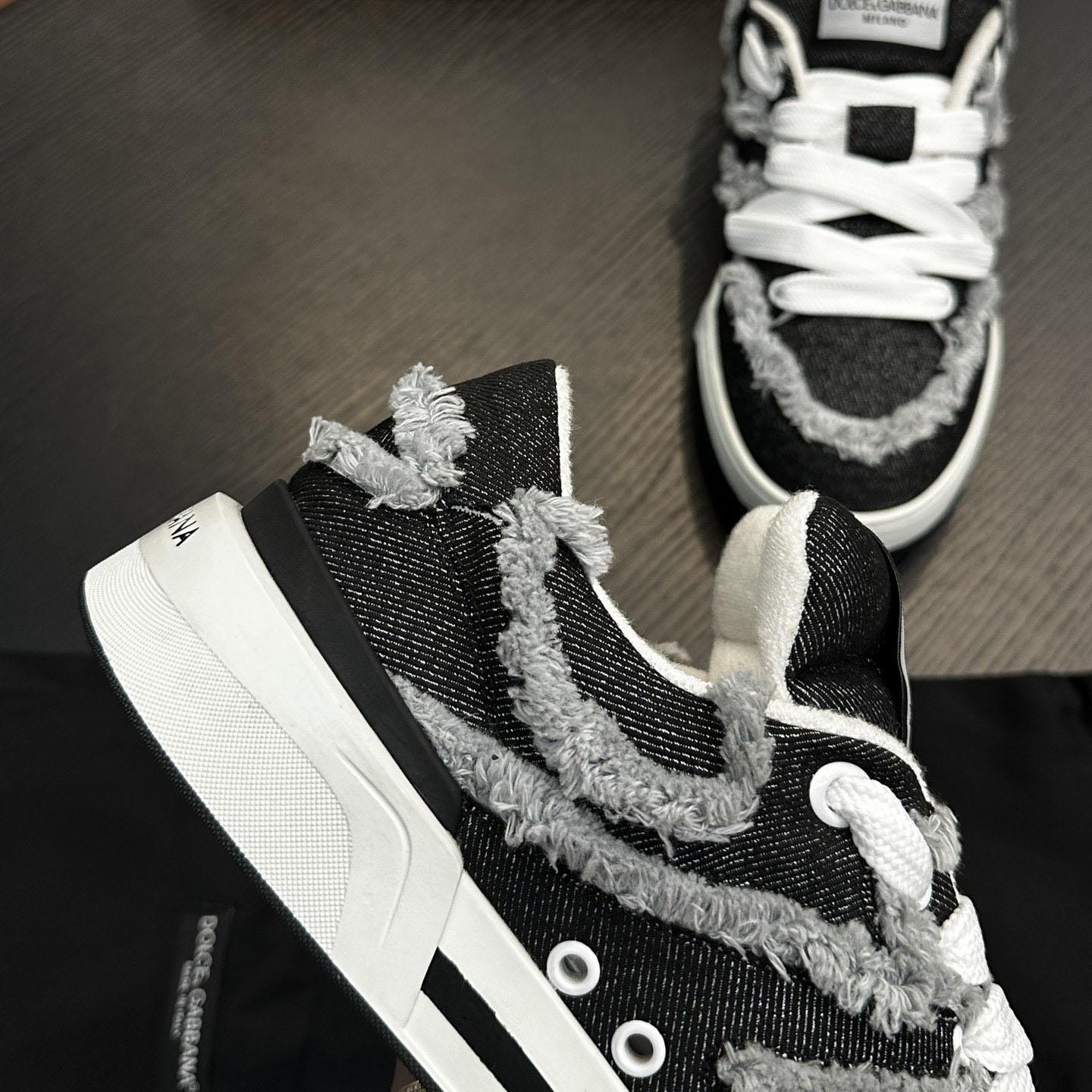 Dolce & Gabbana Denim New Roma Sneakers - DopestKickz