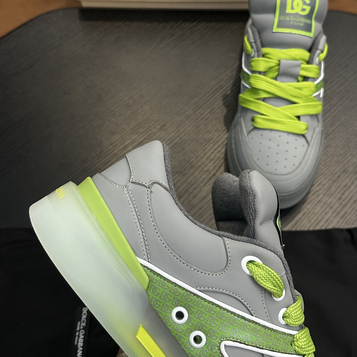 Dolce & Gabbana New Roma Label Low-Top Sneakers - DopestKickz