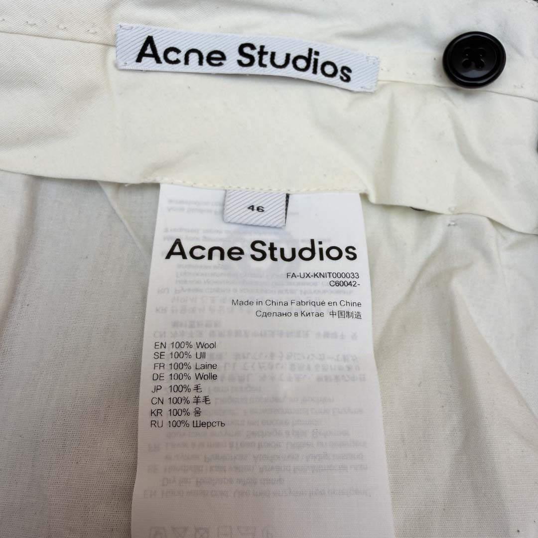 Acne Studios - Wool Check Trousers - DopestKickz