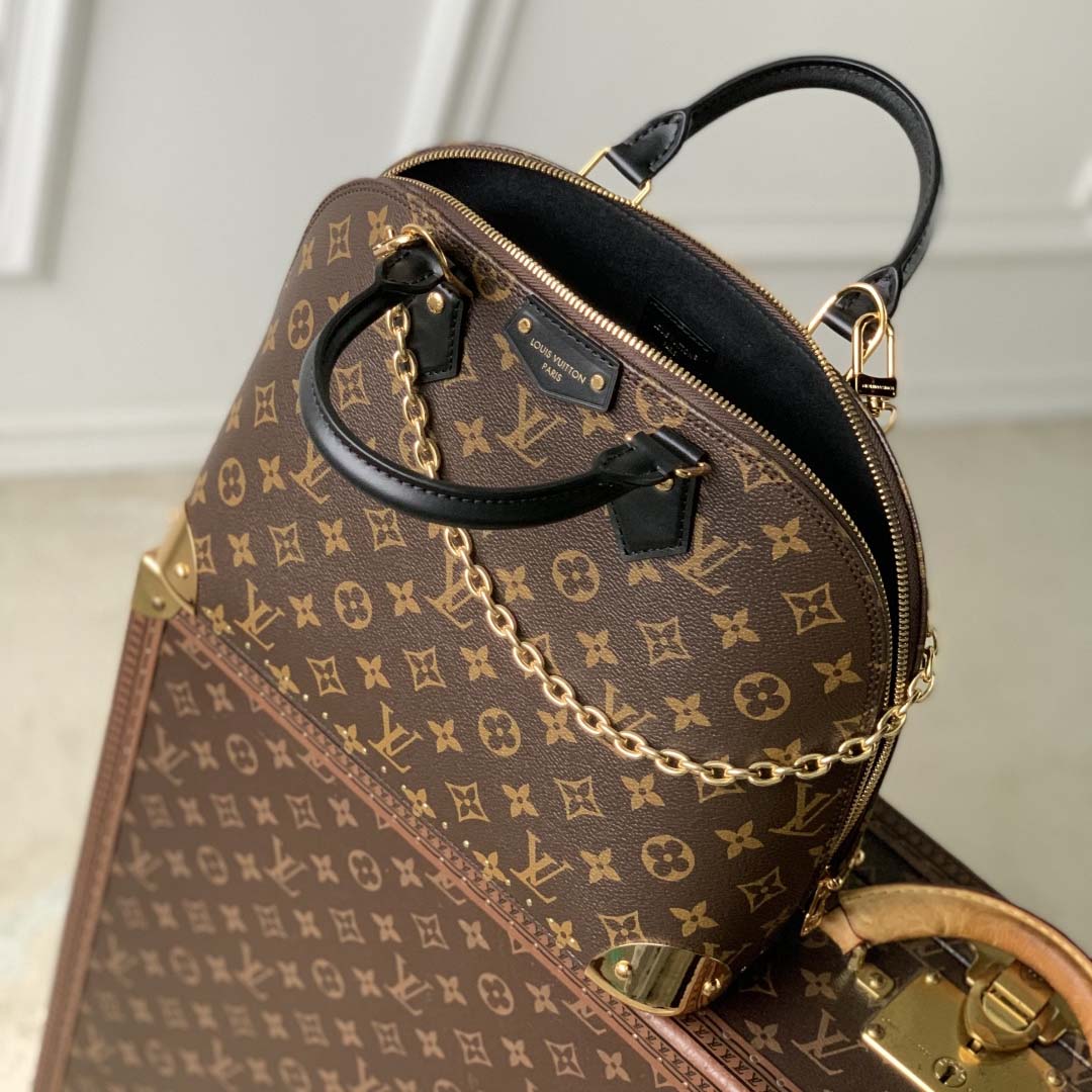 Louis Vuitton Alma Trunk PM Monogram   M27216  - DopestKickz