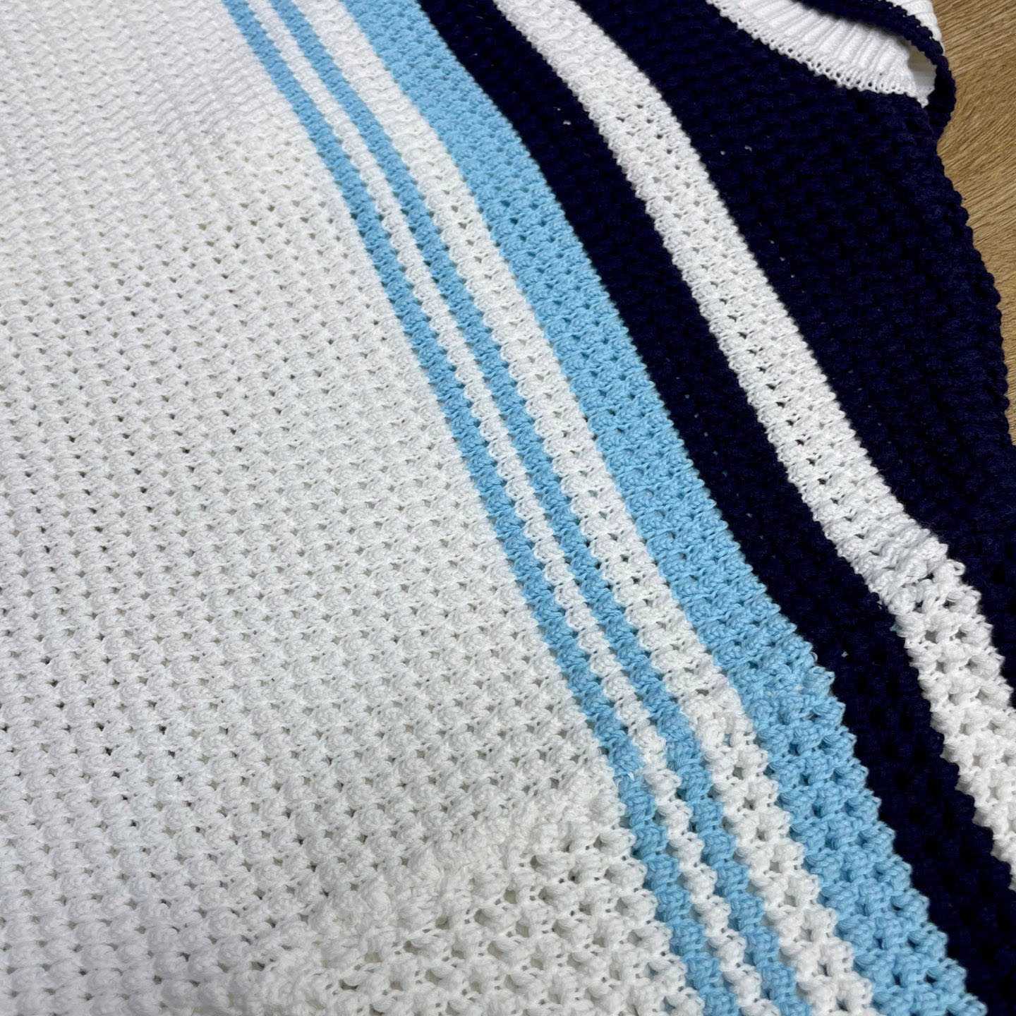 Casablanca Tennis Cotton Crochet Short Sleeve Shirt Z6038 - DopestKickz