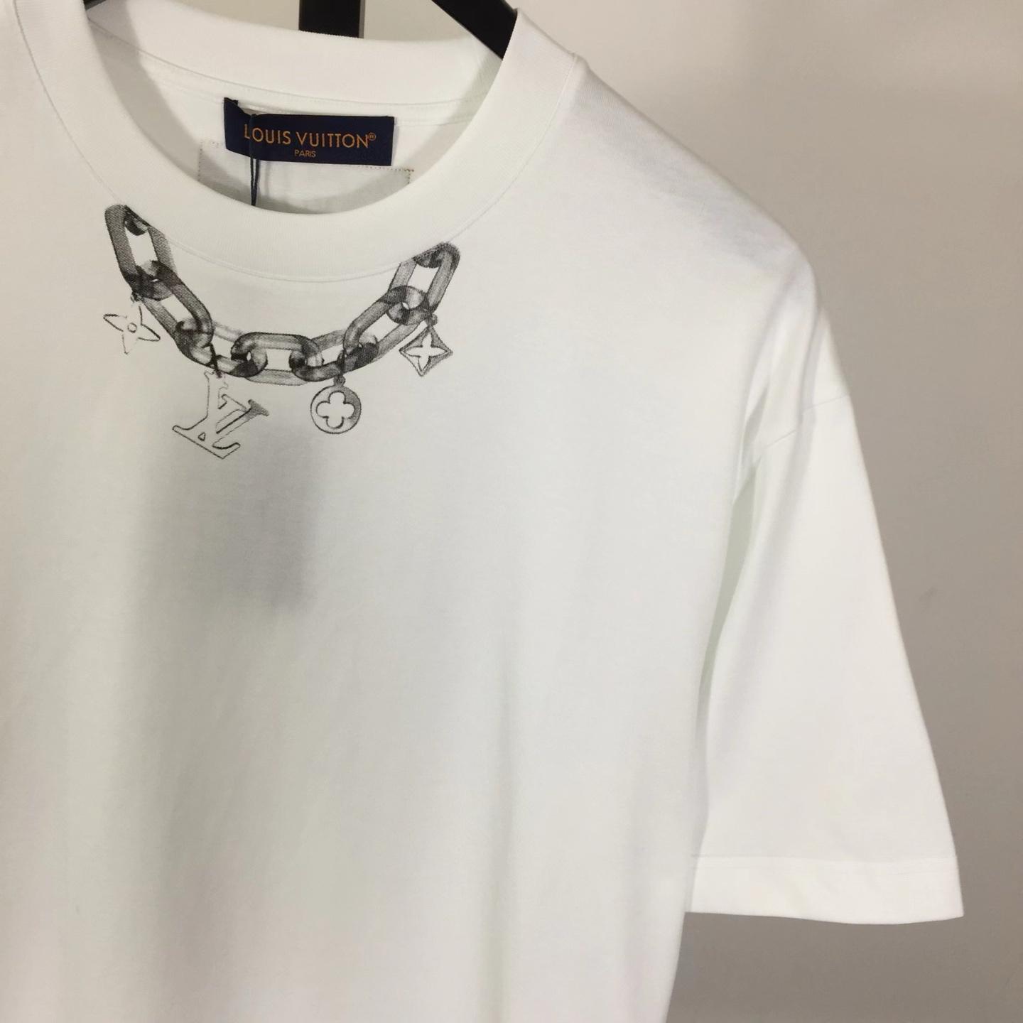 Louis Vuitton Chain Detail T-Shirt  - DopestKickz